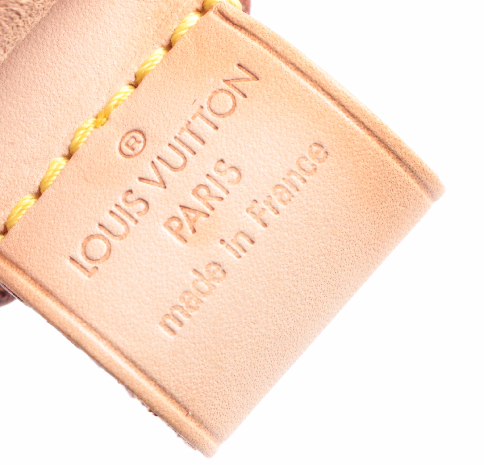 Louis Vuitton Luggage Tag and Poignet in Vachetta Leather