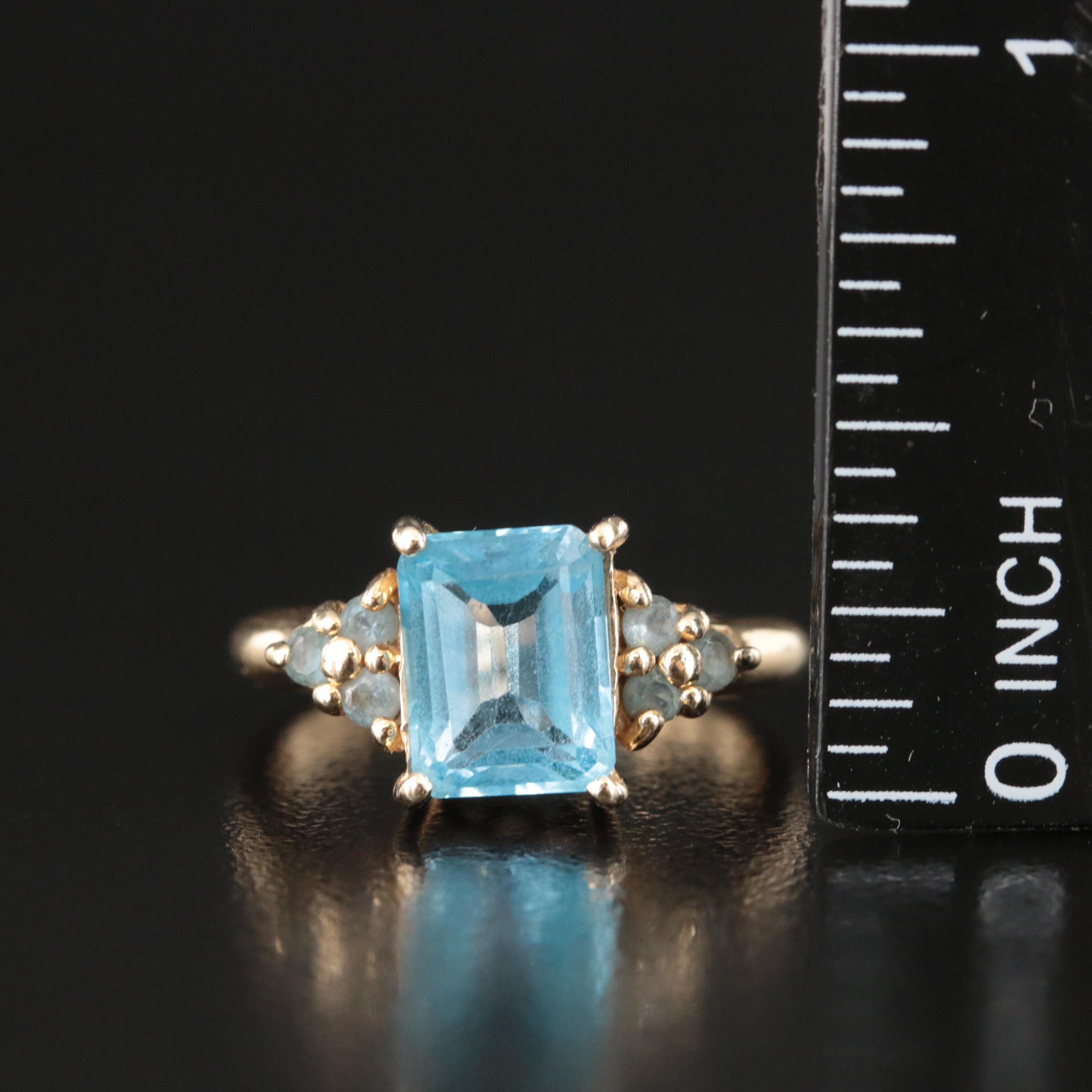 10K Topaz Ring