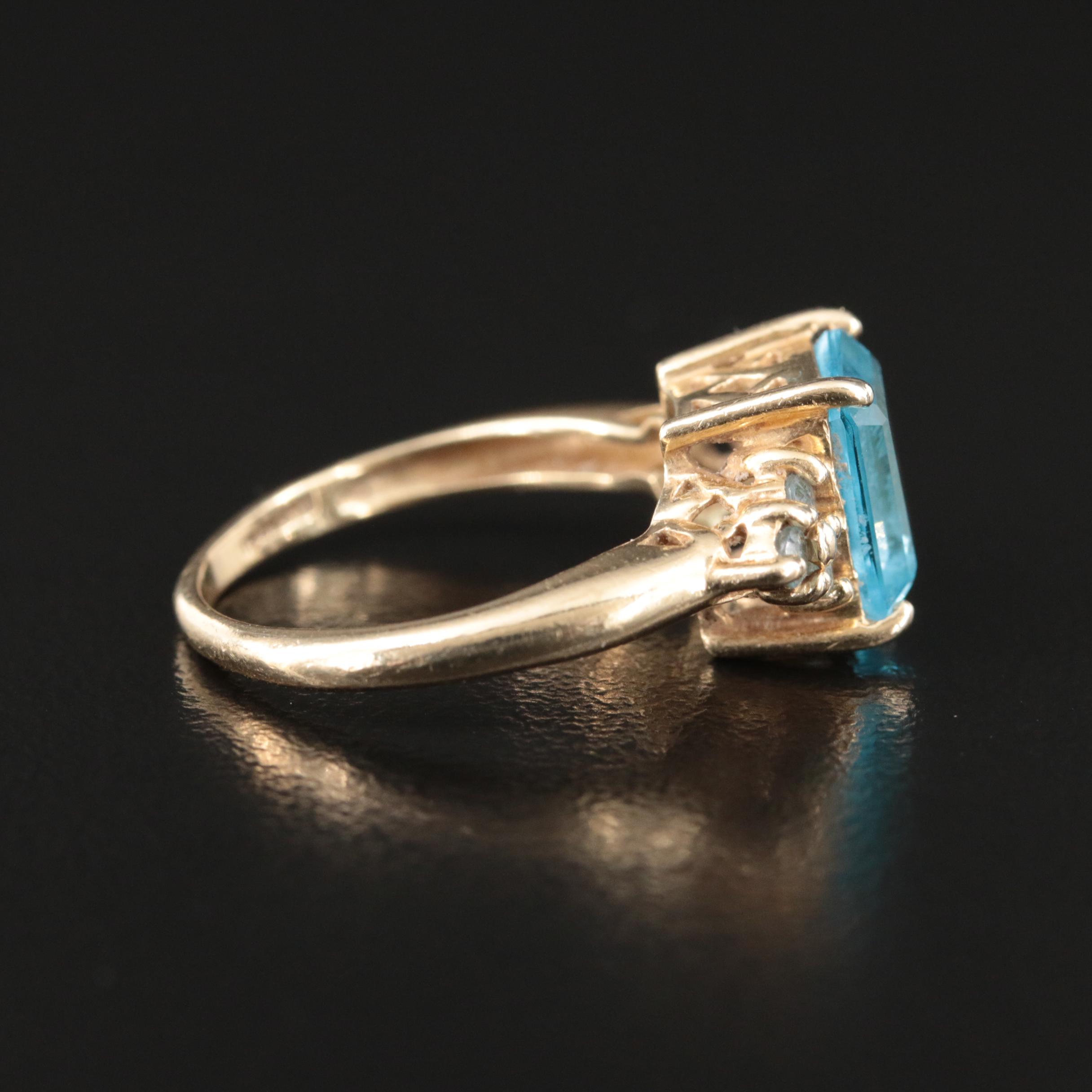 10K Topaz Ring