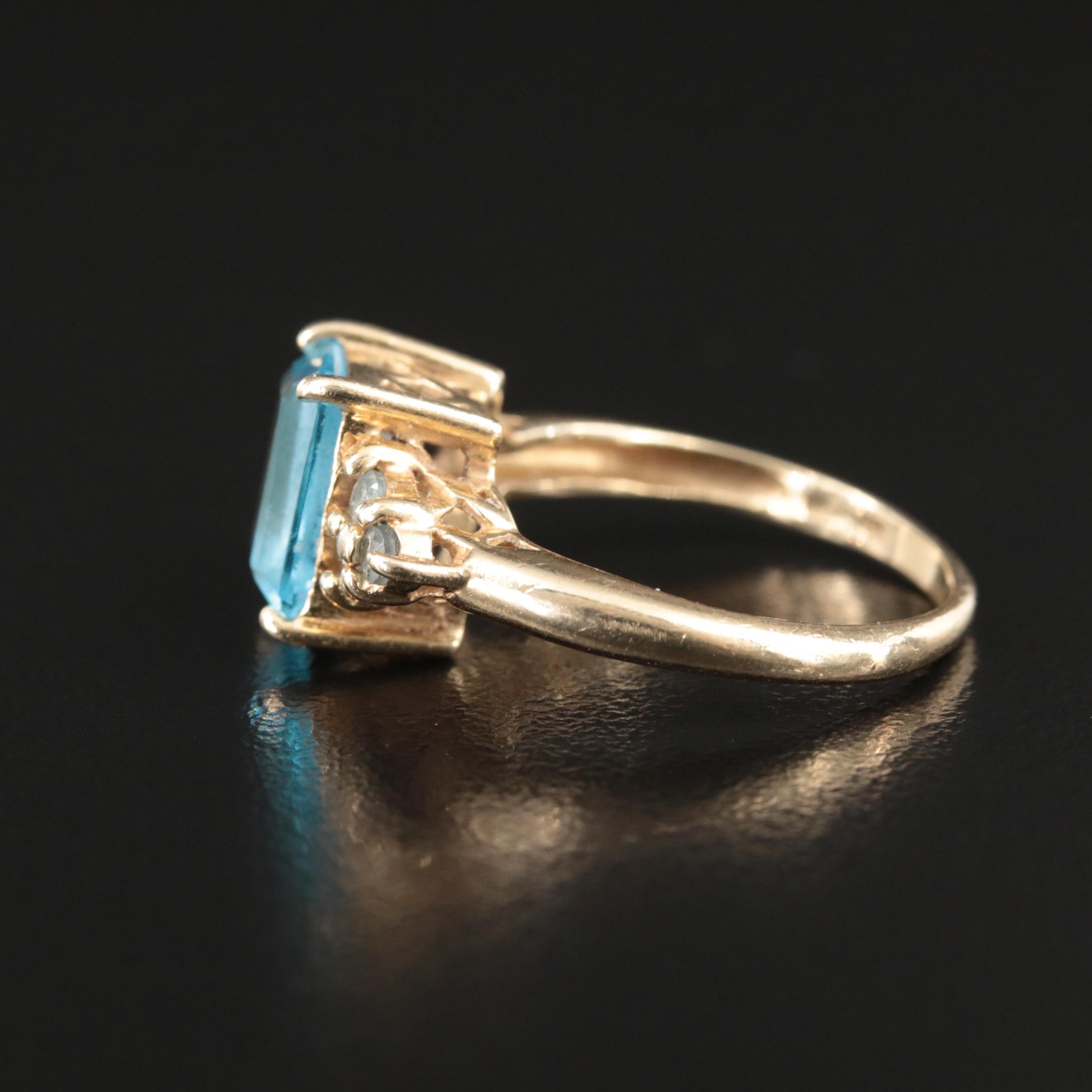 10K Topaz Ring