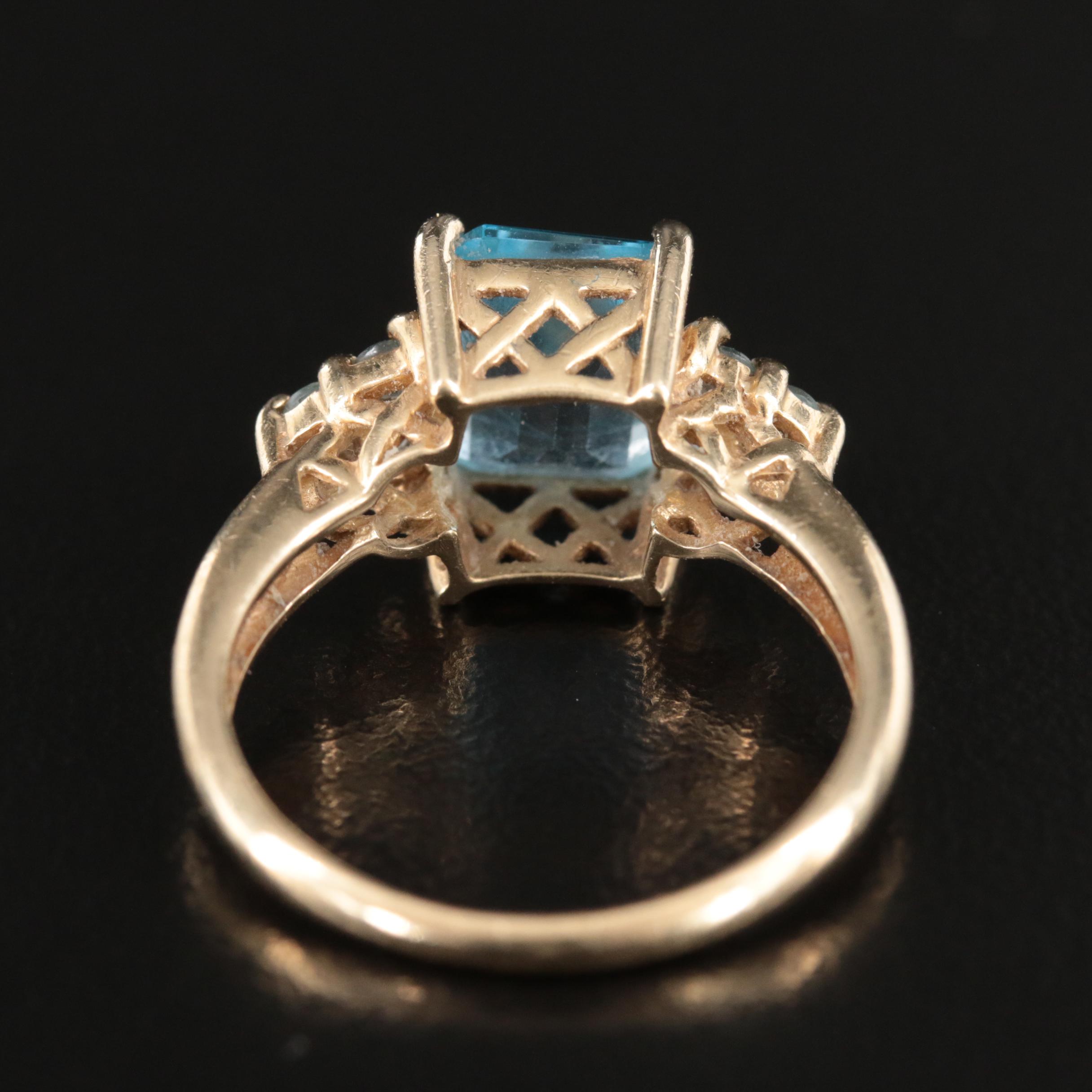 10K Topaz Ring
