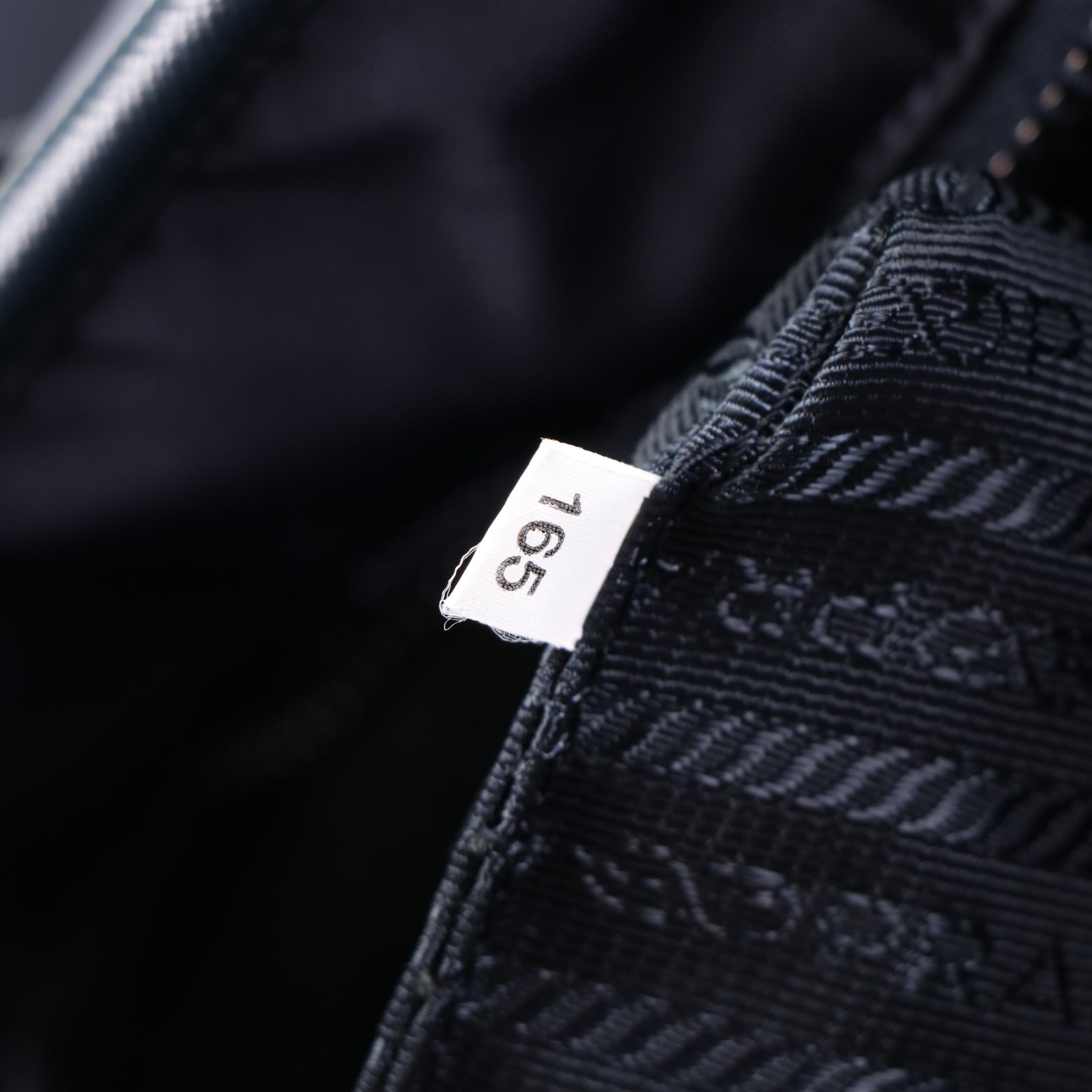 Prada Two-Way Tote Bag in Tessuto Nylon and Saffiano Leather