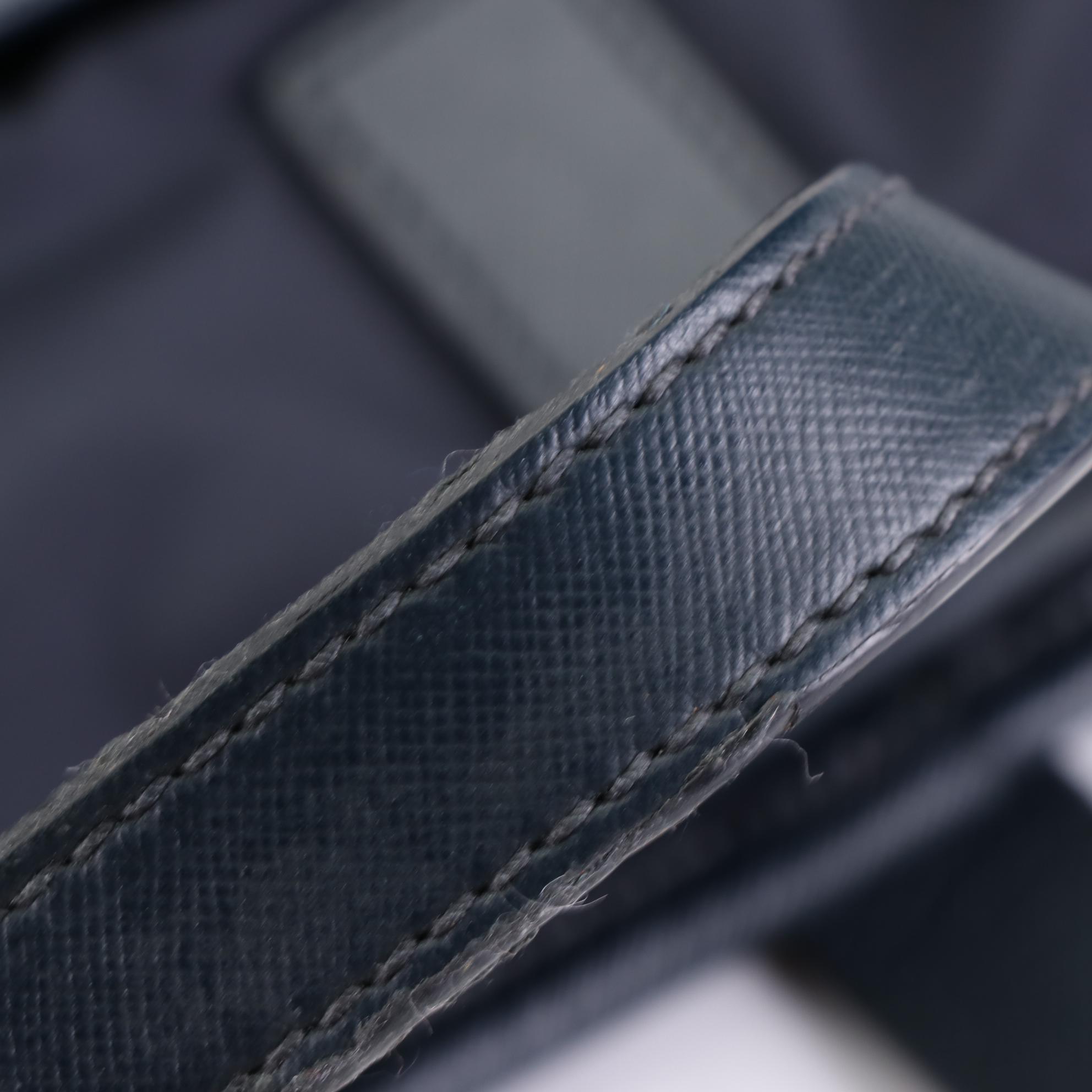 Prada Two-Way Tote Bag in Tessuto Nylon and Saffiano Leather