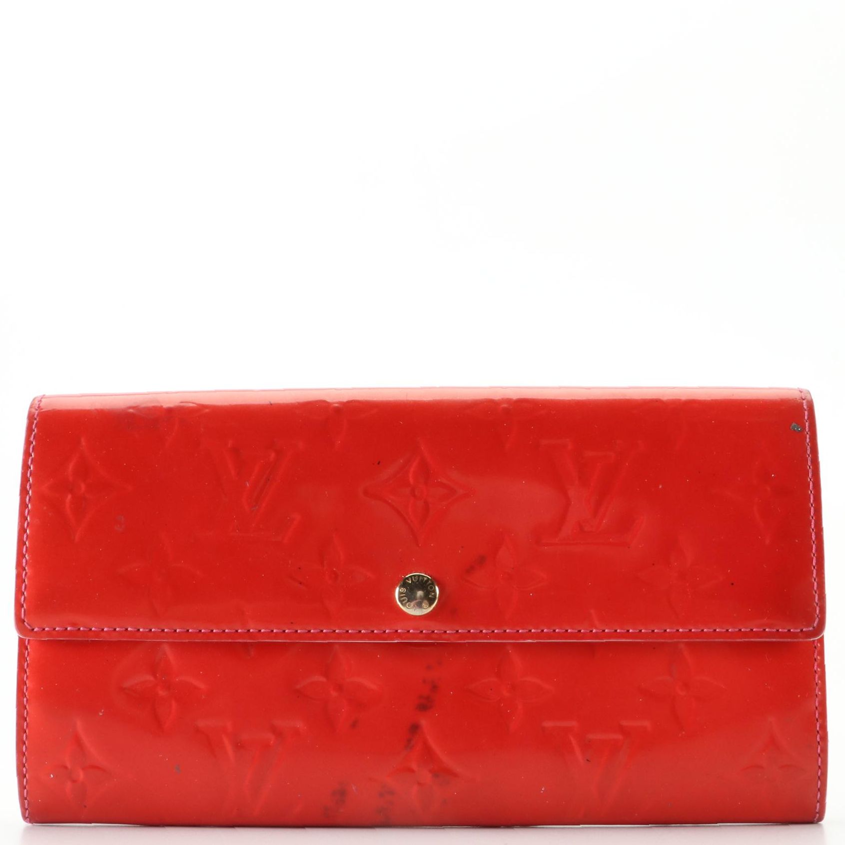 Louis Vuitton Sarah Wallet in Monogram Vernis