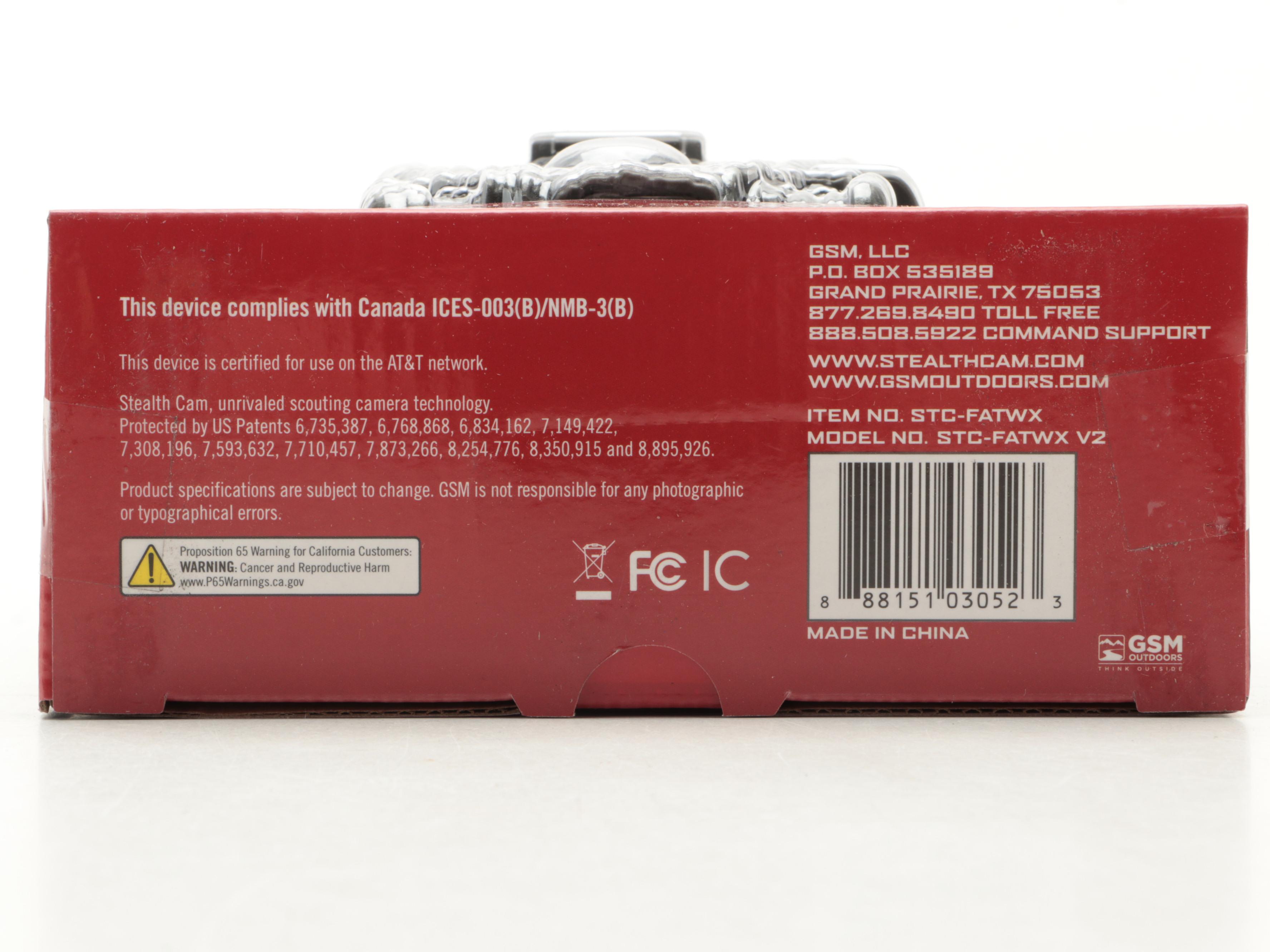 Two Stealth Cam Fusion X Cellular Trail Cameras With Muddy SD Card Reader