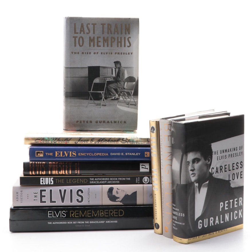 First Edition "Last Train to Memphis" by Peter Guralnick and More Elvis Books