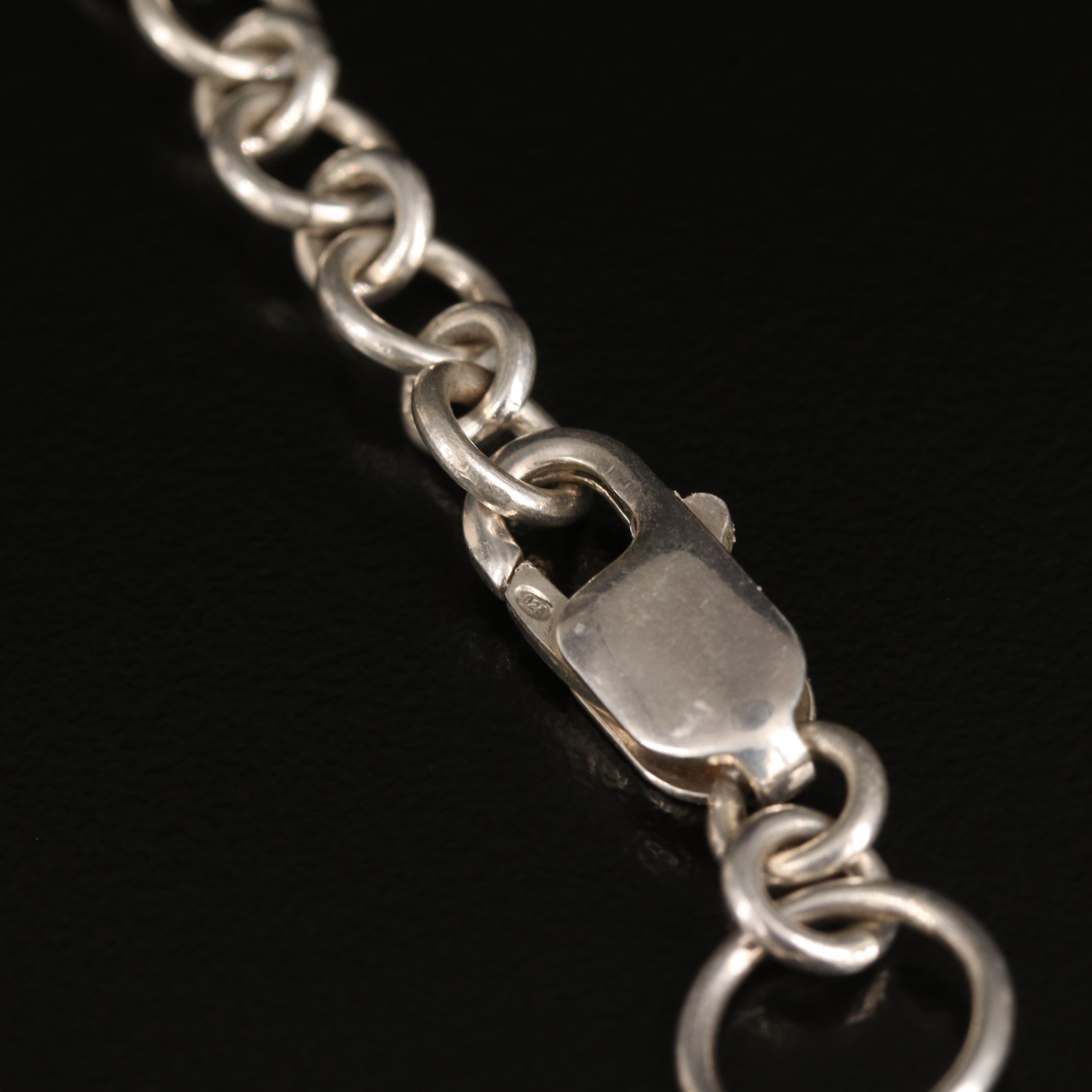 Sajen Sterling Mother-of-Pearl and Gemstone Bracelet