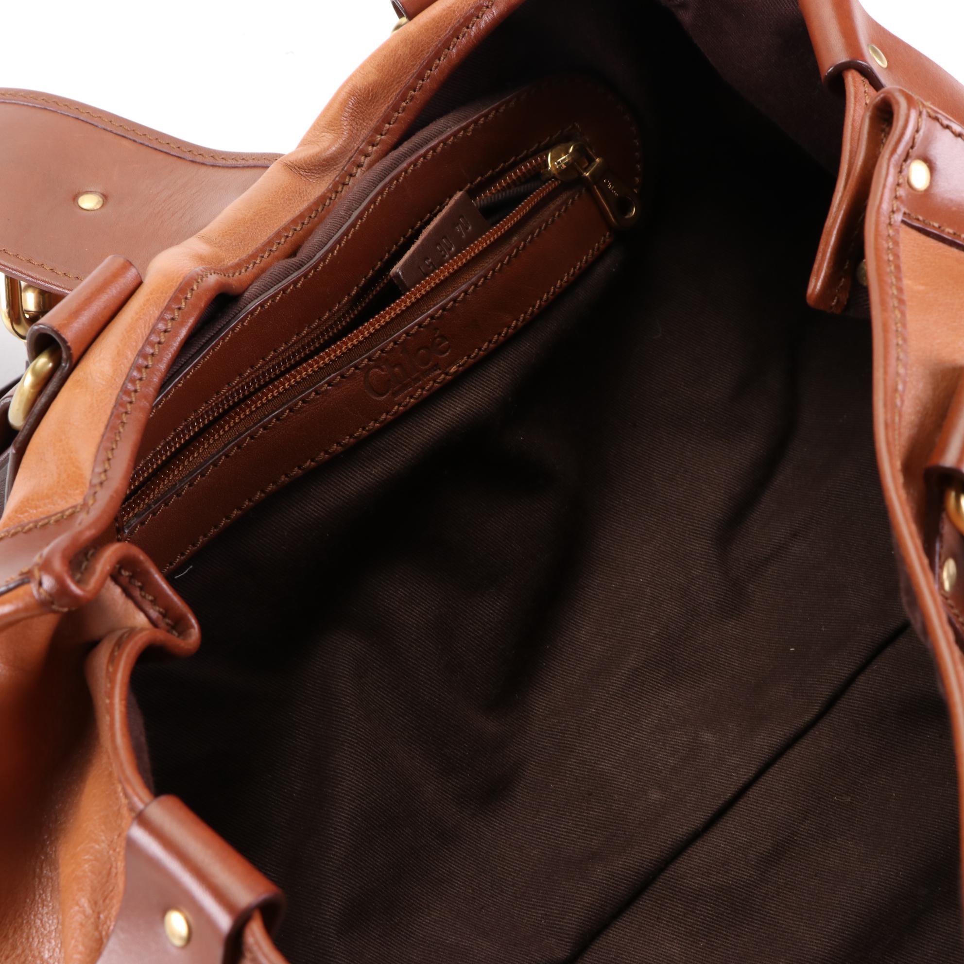 Chloé Kerala Shoulder Bag in Brown Leather with Equestrian Charms