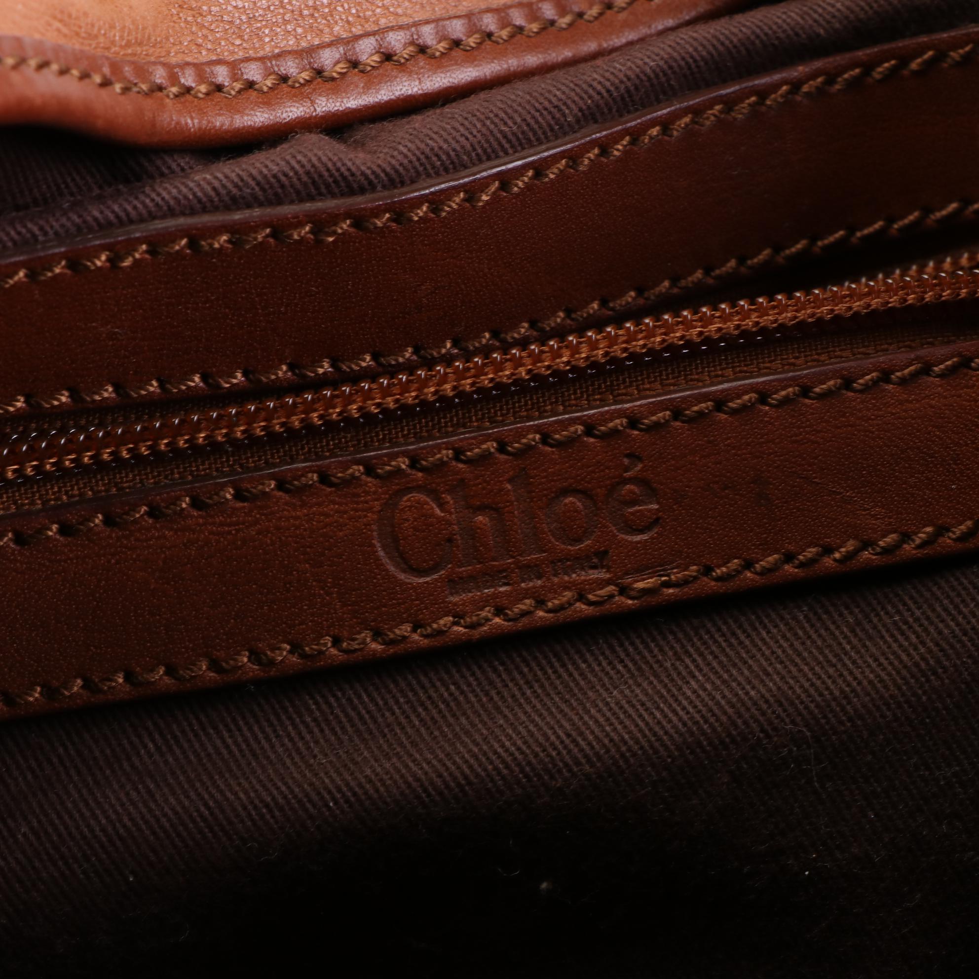 Chloé Kerala Shoulder Bag in Brown Leather with Equestrian Charms