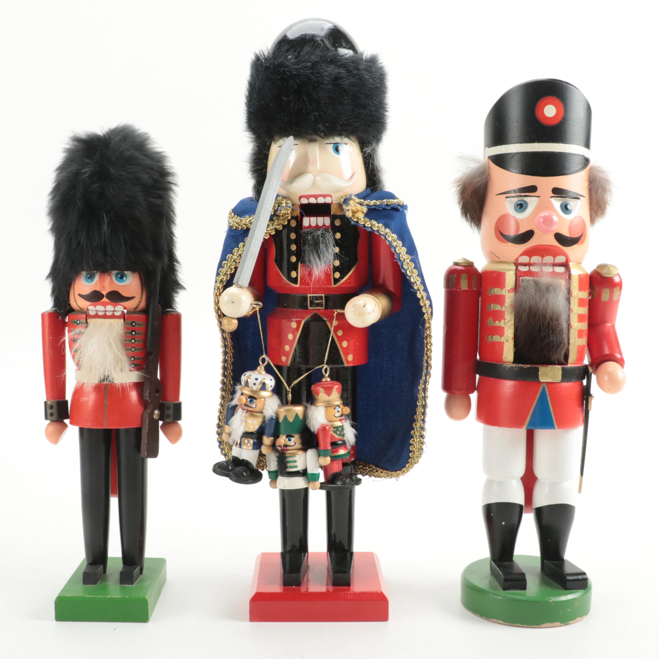 German Soldier, King and Cavalry Nutcracker