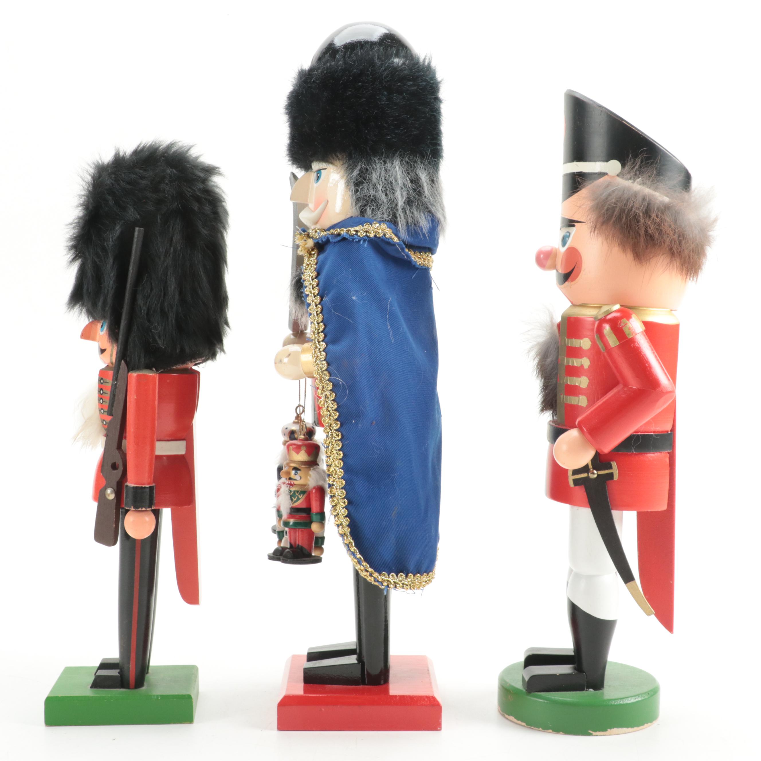 German Soldier, King and Cavalry Nutcracker