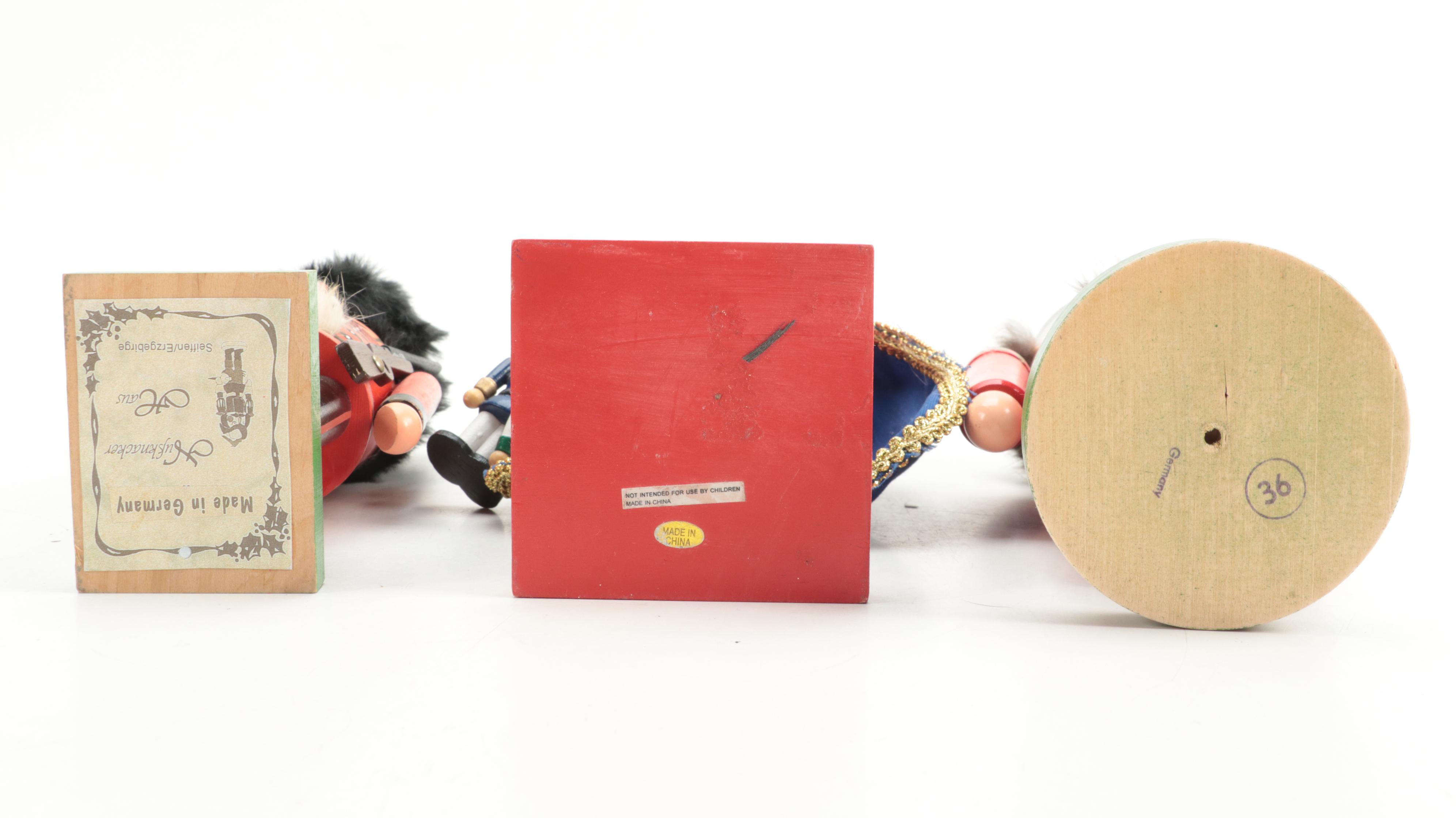 German Soldier, King and Cavalry Nutcracker