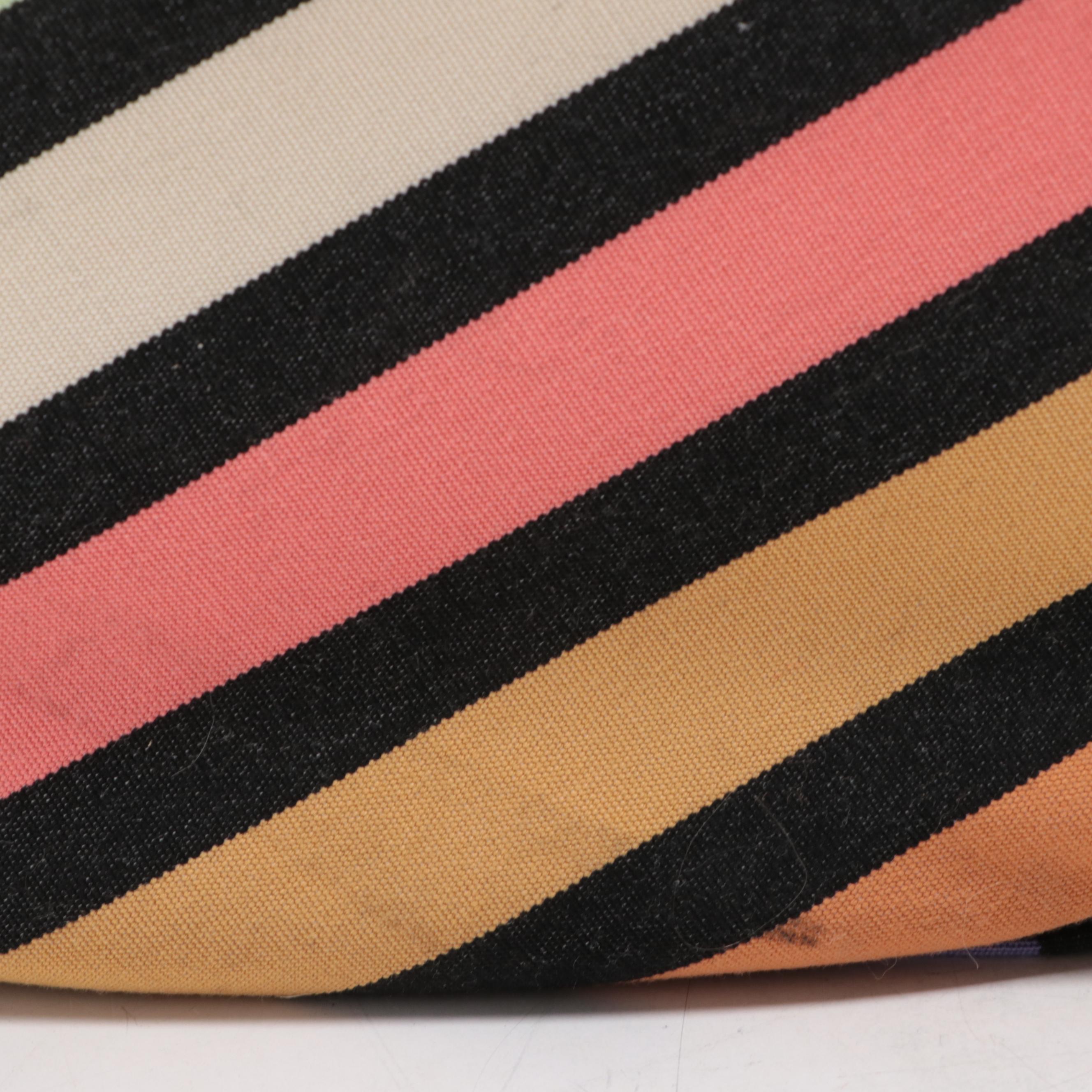 Missoni Home Cylinder Pouf with Straps