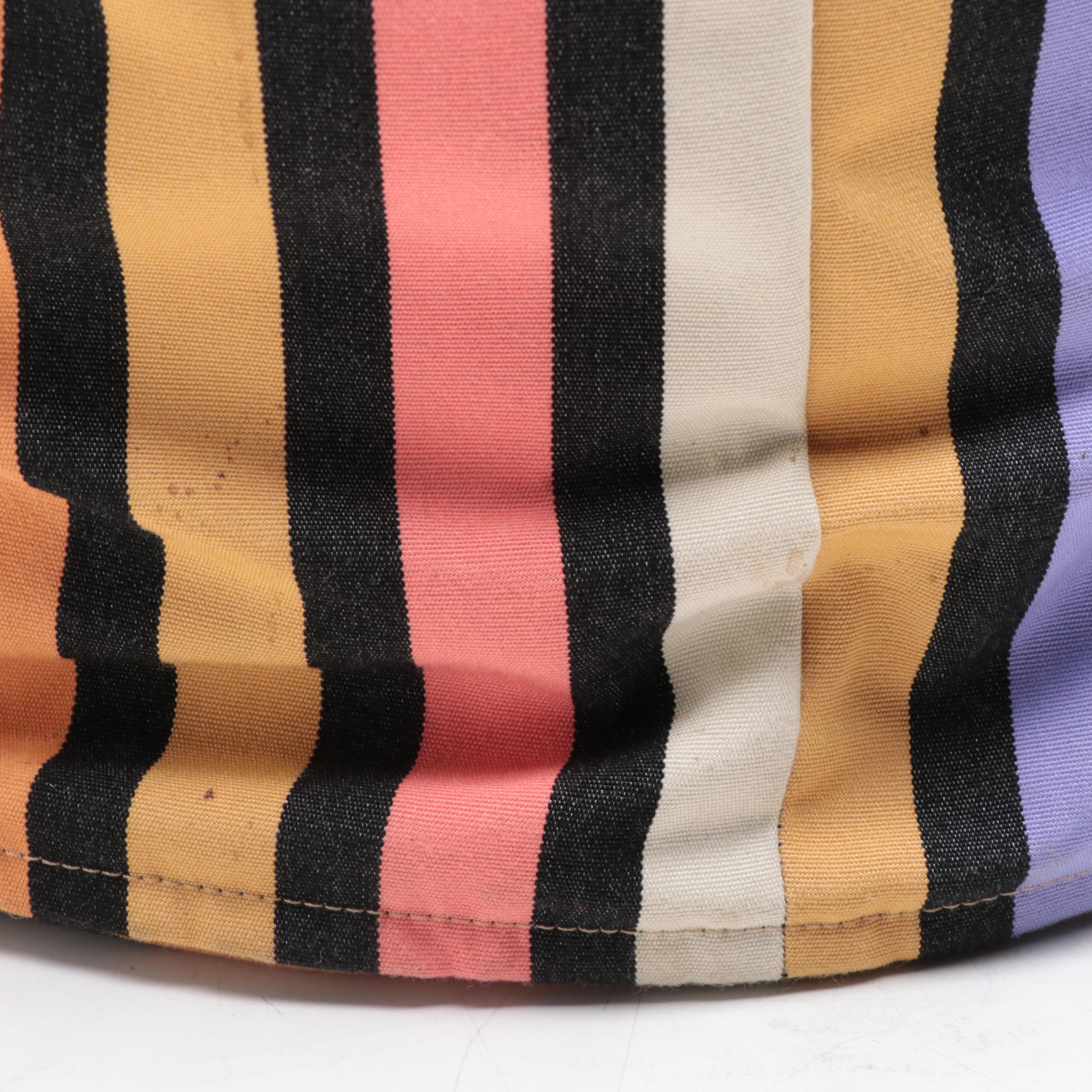 Missoni Home Cylinder Pouf with Straps