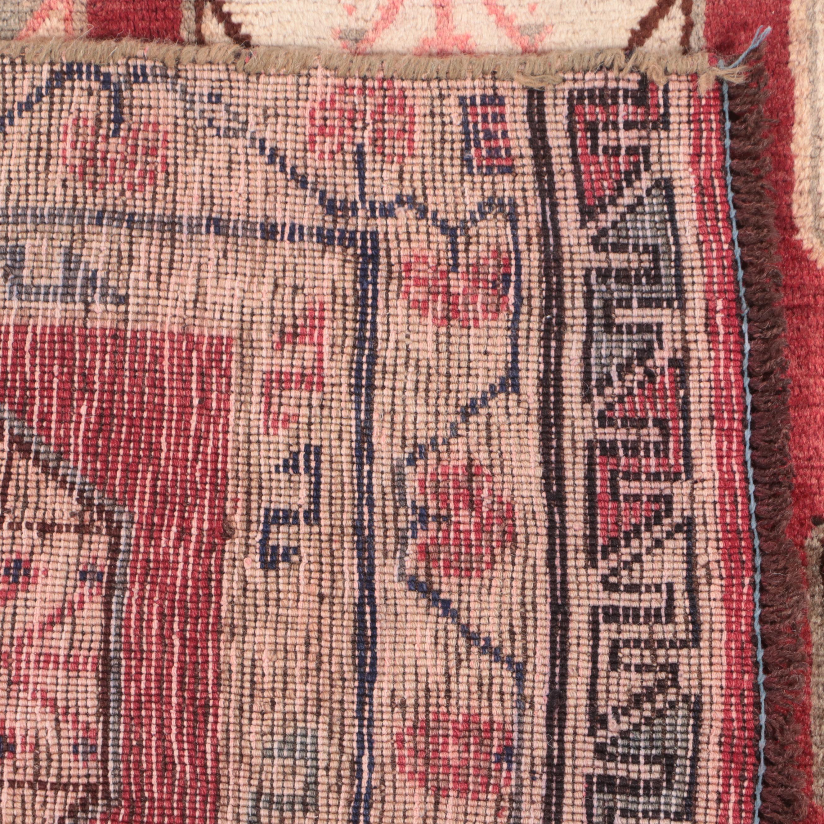 4'6 x 8'4 Hand-Knotted Persian Quchan Area Rug