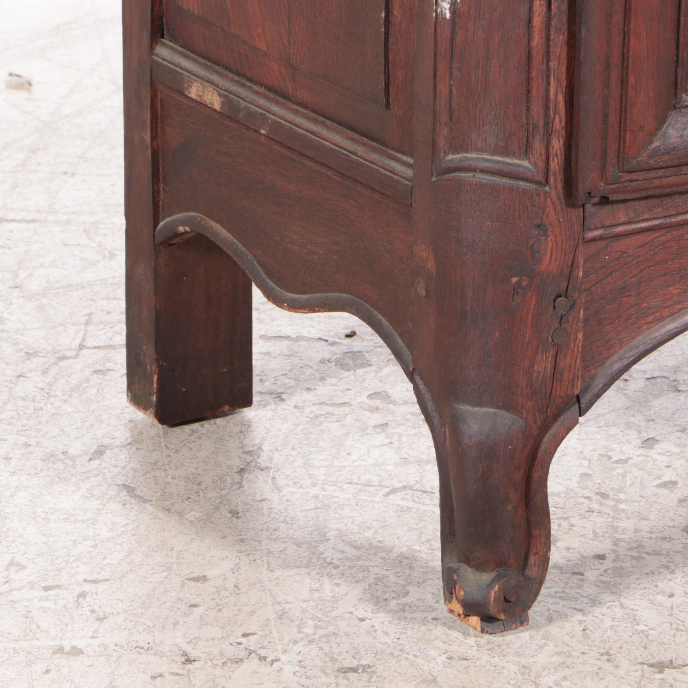 Louis XV Style Oak Bibliothèque, 19th Century