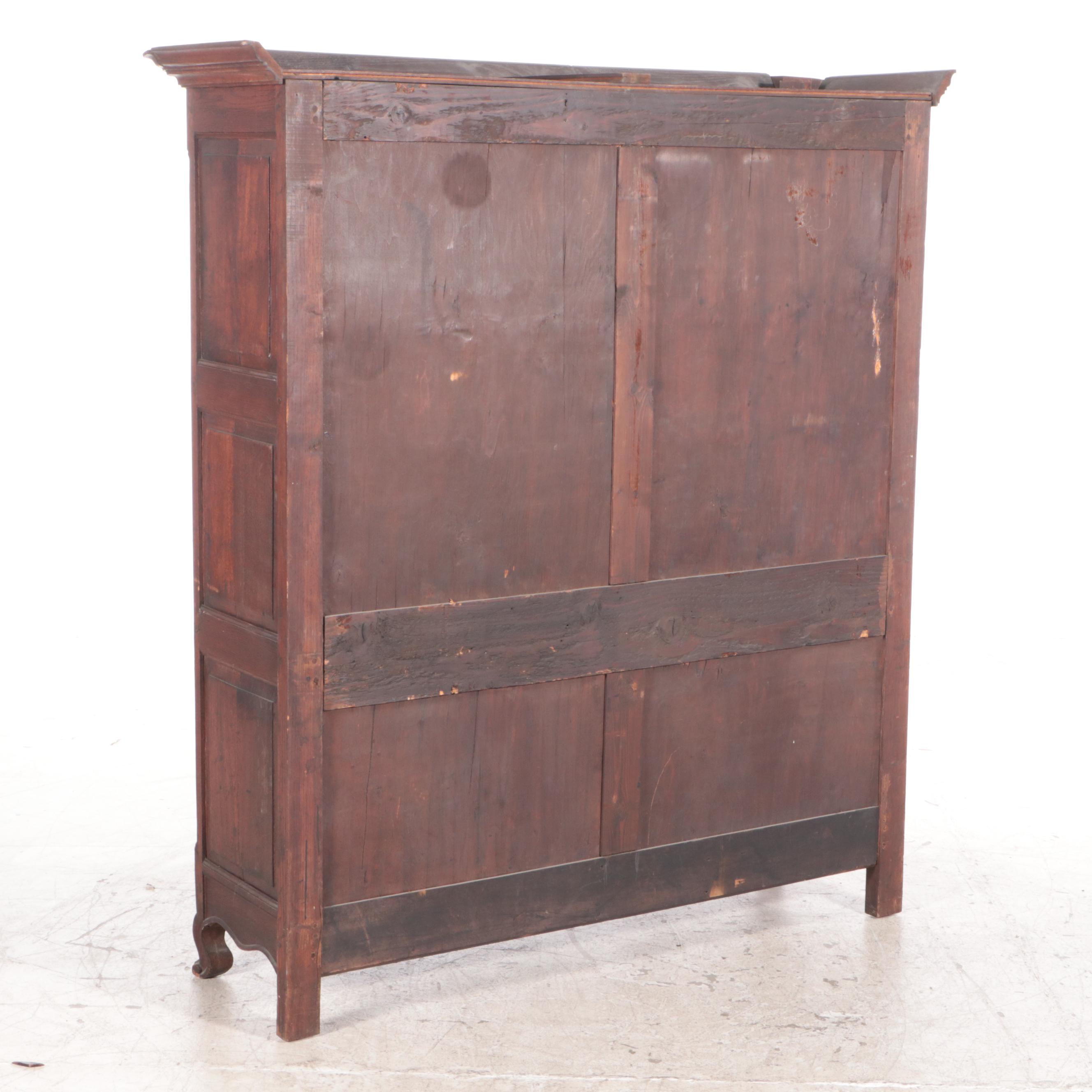 Louis XV Style Oak Bibliothèque, 19th Century