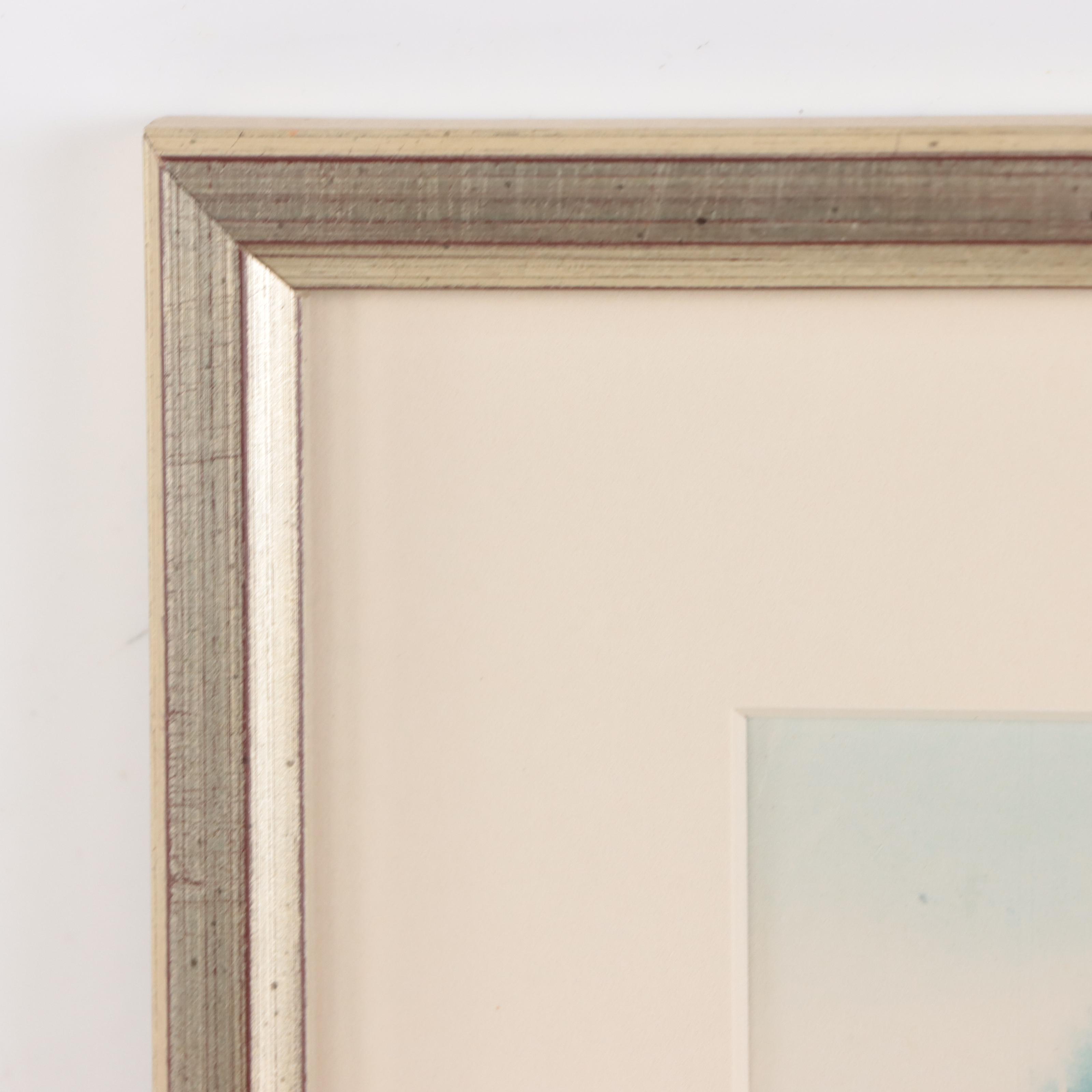 East Asian Landscape Watercolor Painting