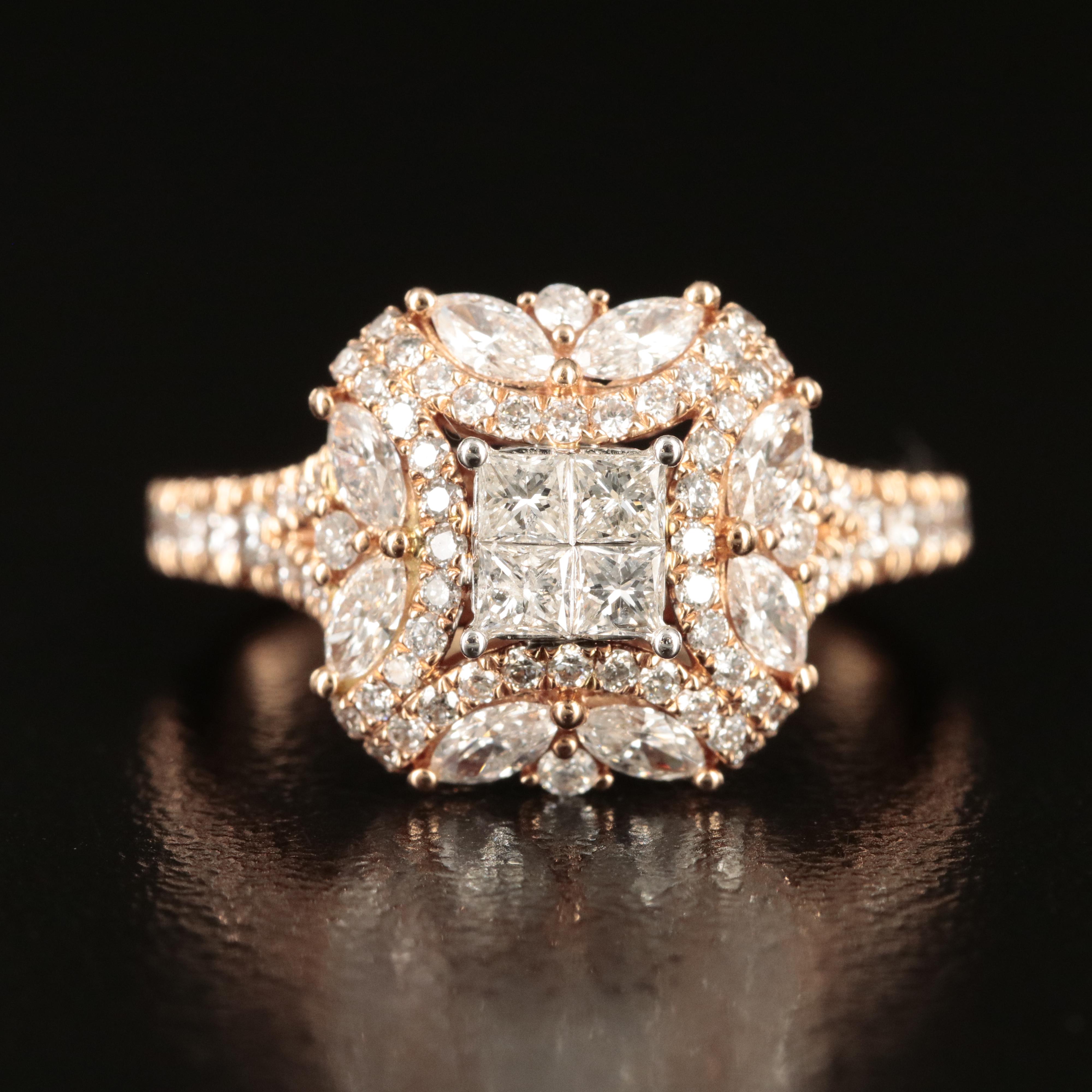 14K 1.58 CTW Diamond Ring