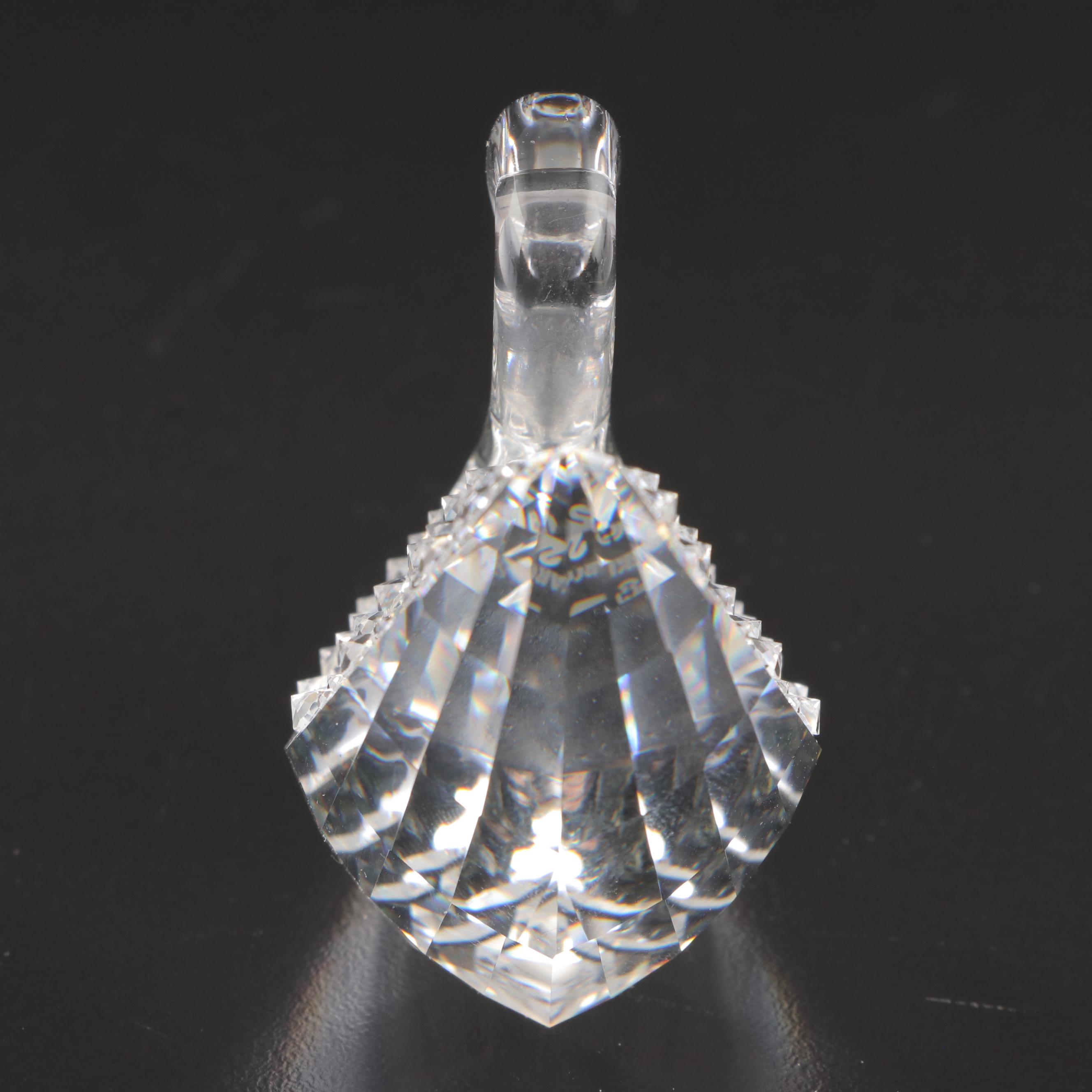 Swarovski Crystal Swan, Orchid, and Hummingbird Figurines