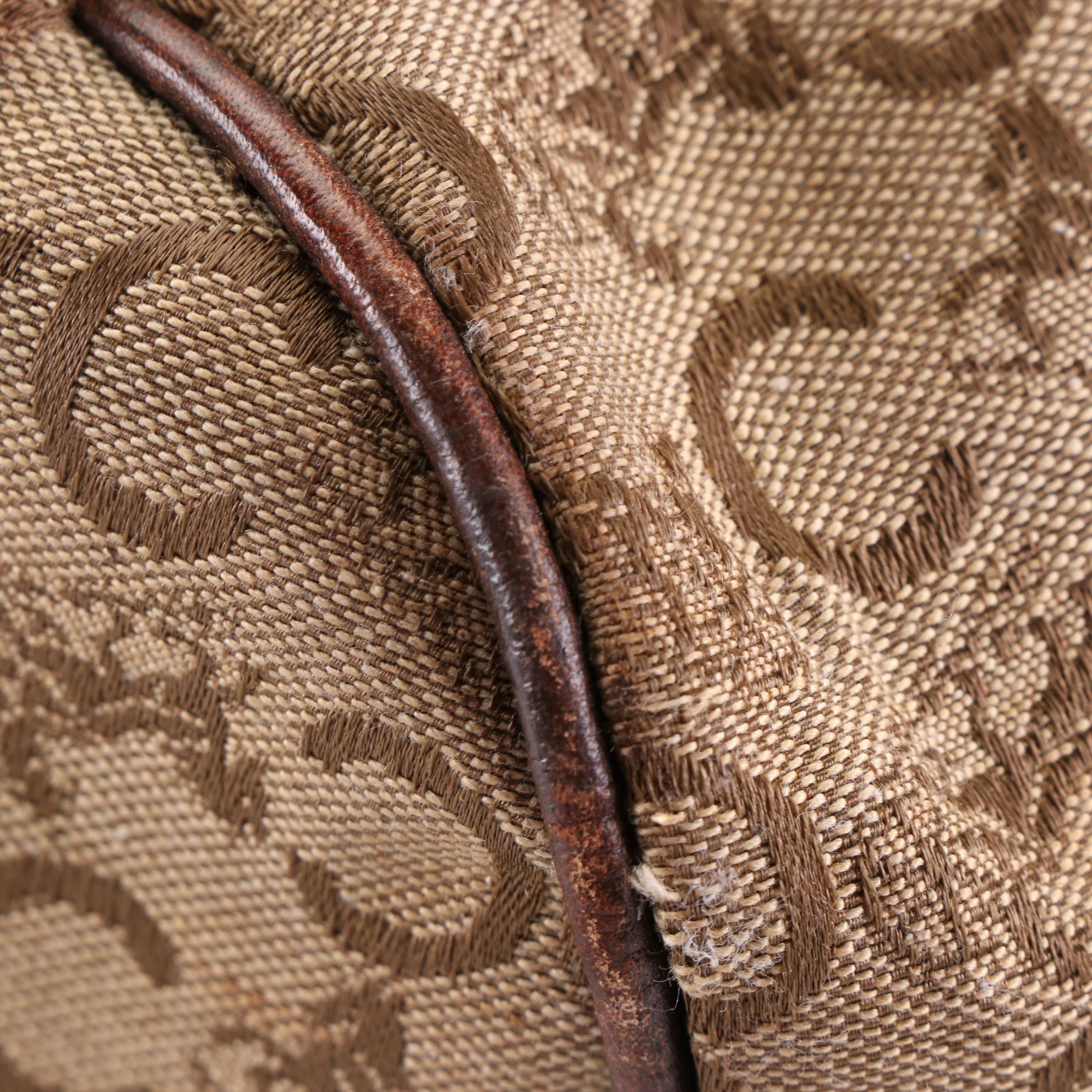 Celine Boston Bag in Signature Macadam Horse Carriage Canvas and Leather