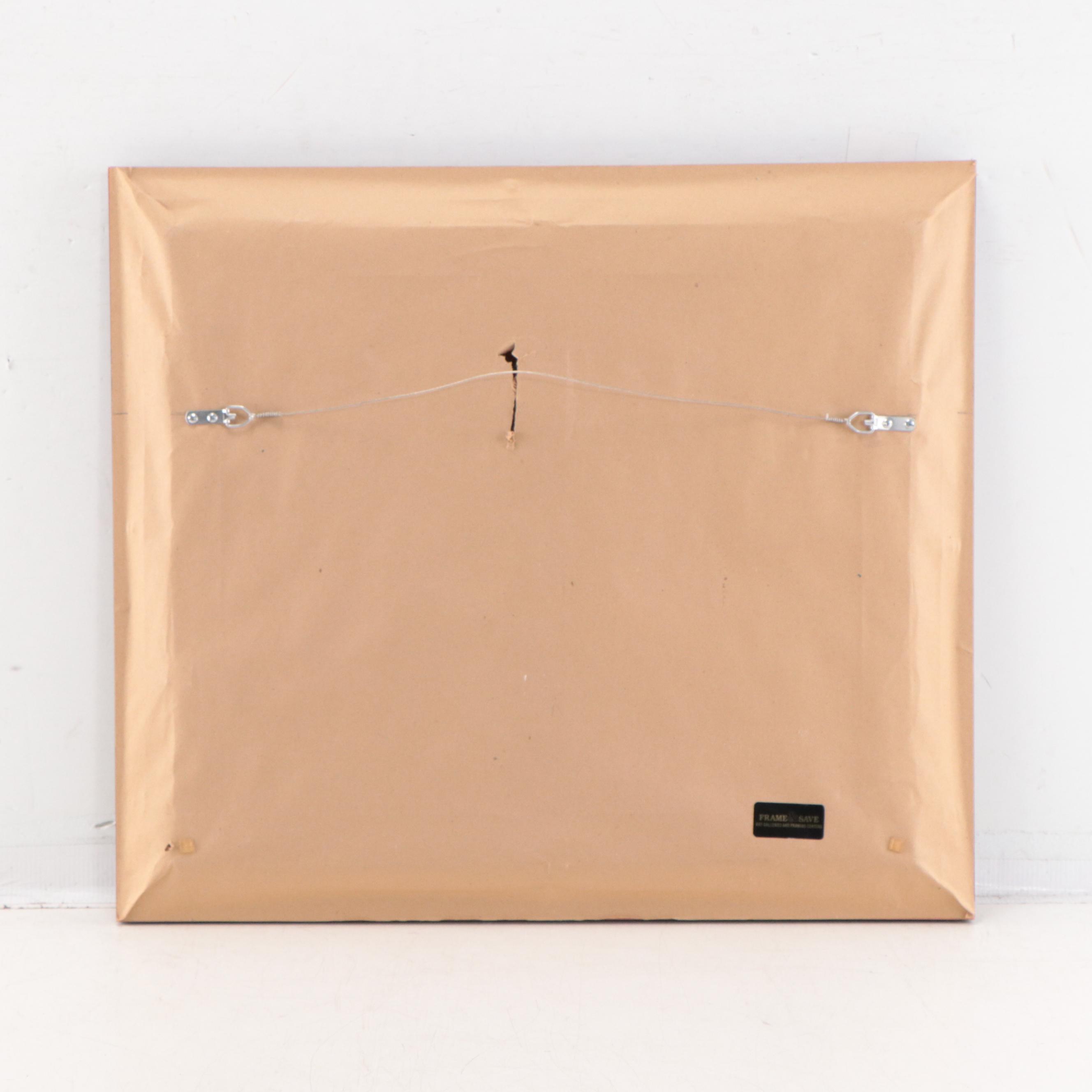 Oil Painting of Sunset Landscape