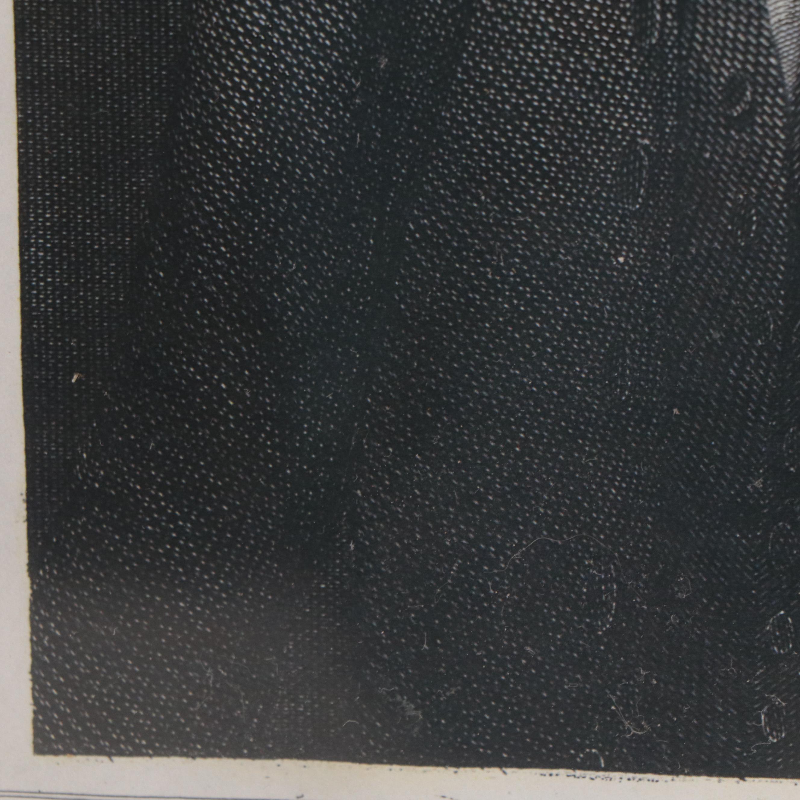 Offset Lithograph Portrait of George Washington after Gilbert Stuart