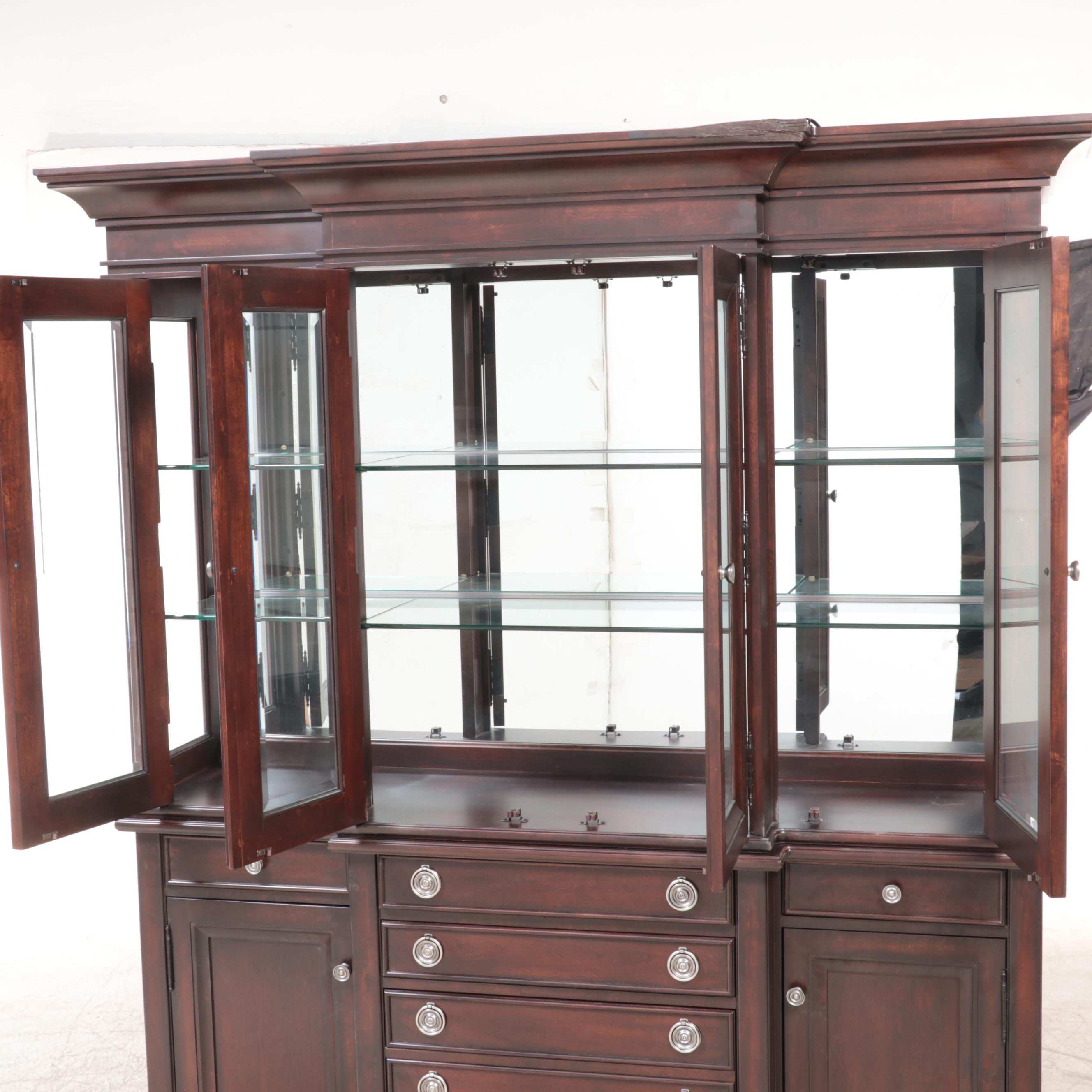 Lane "Gramercy Park" Breakfront China Cabinet