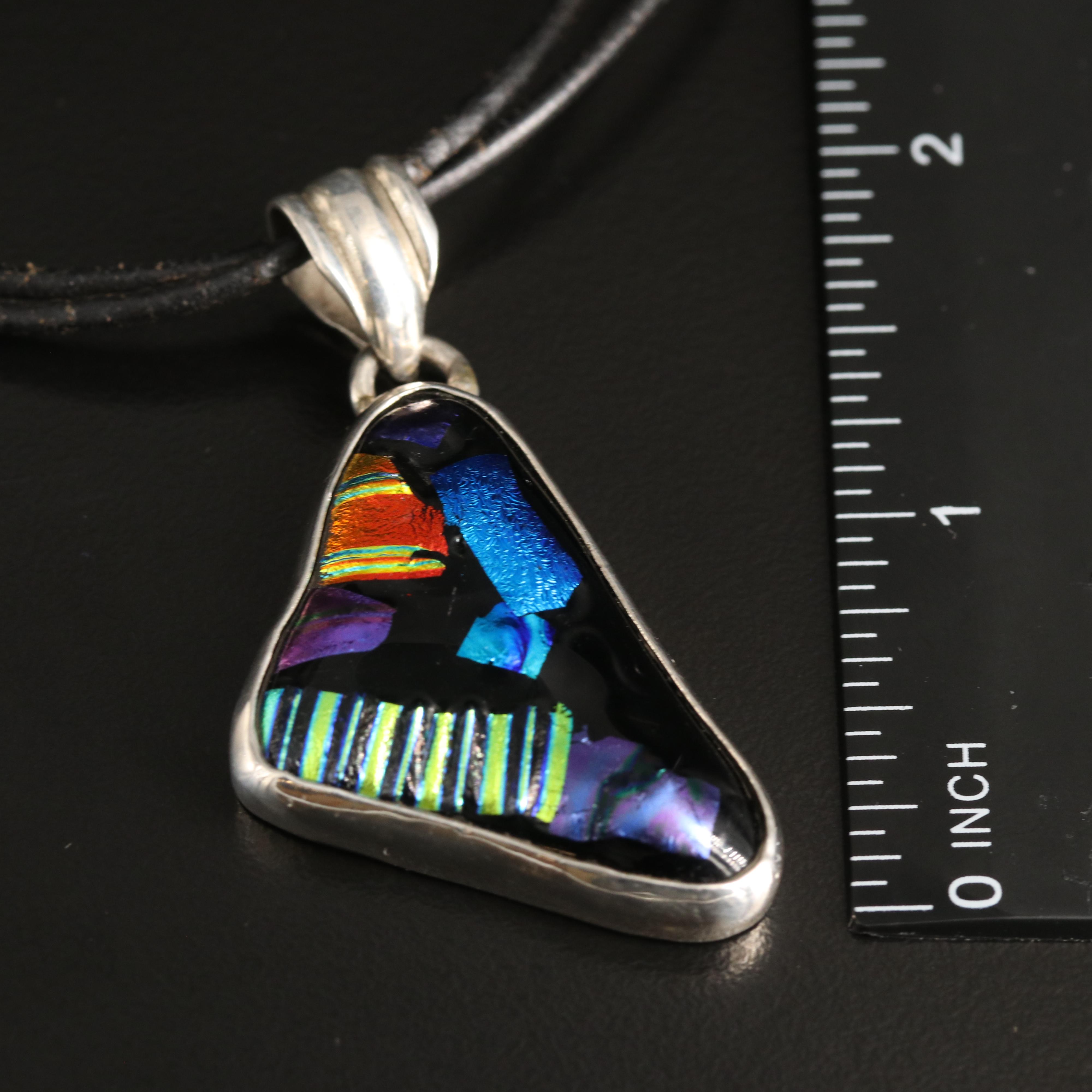 Art Glass, Black Onyx and Cloisonné in Sterling Jewelry Collection