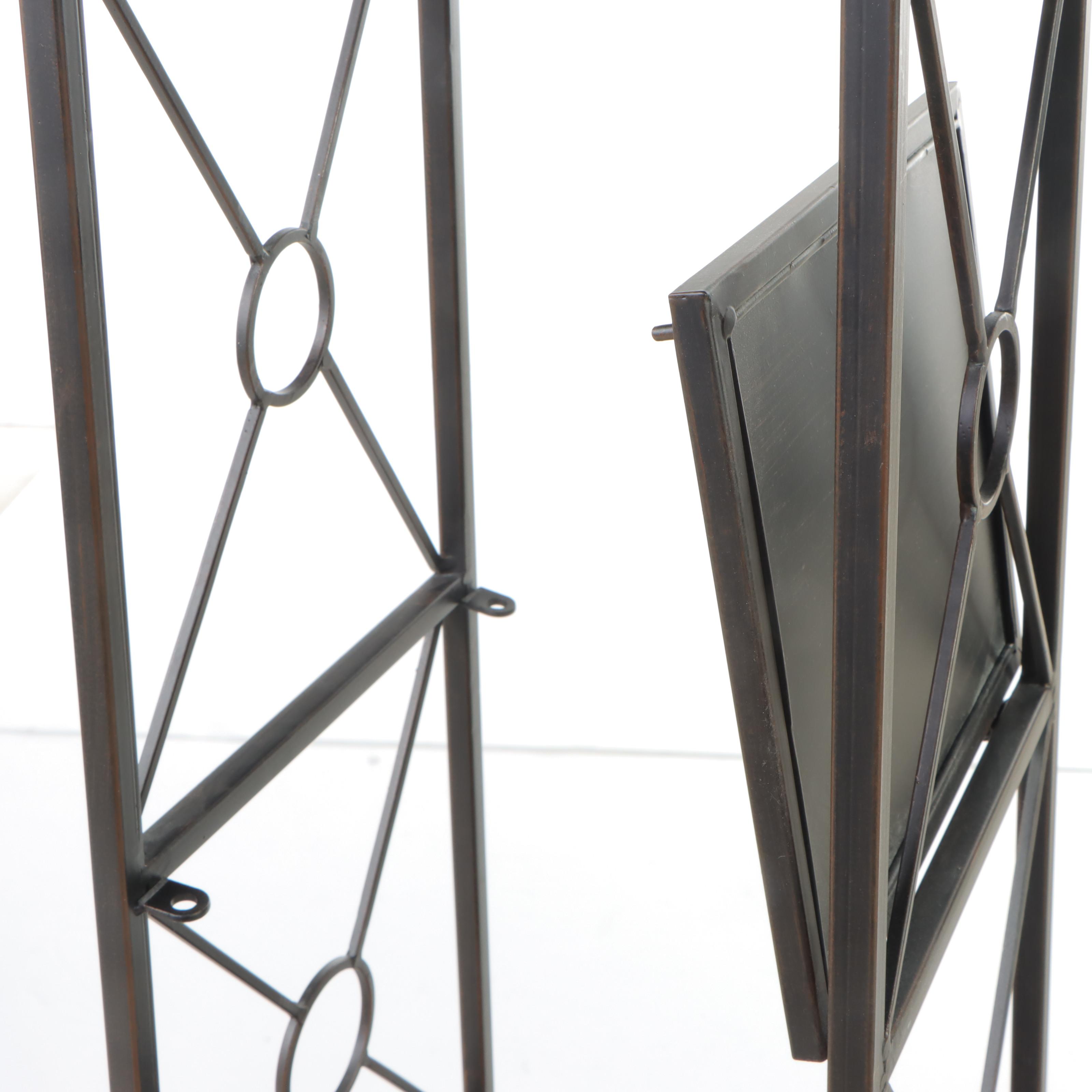 Neoclassical Style Patinated Metal Five-Tier Étagère