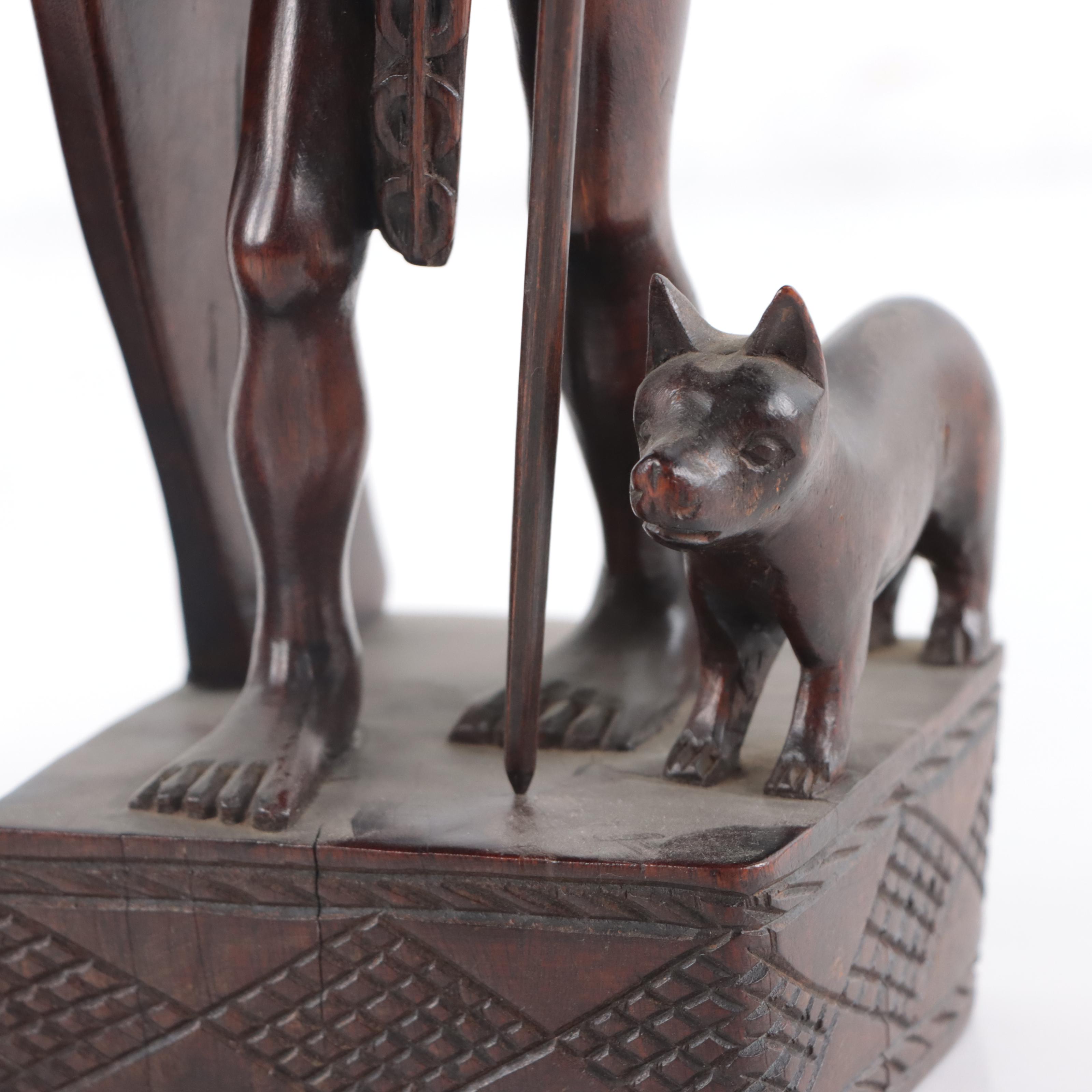 Filipino Carved Wood Figurative Sculptures