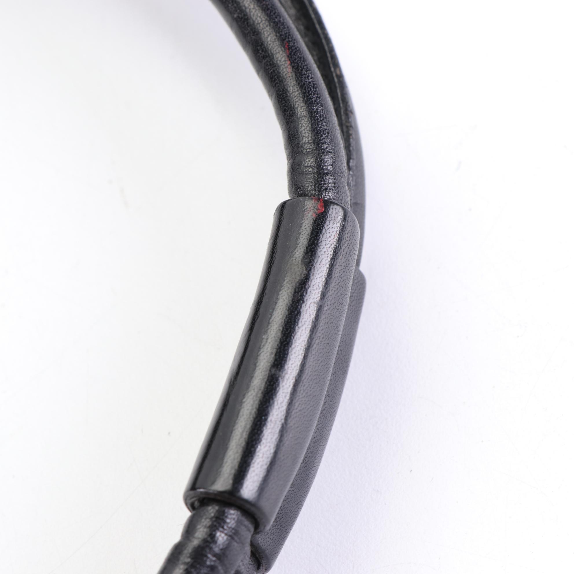 Gucci GG Canvas Shoulder Bag with Leather Trim