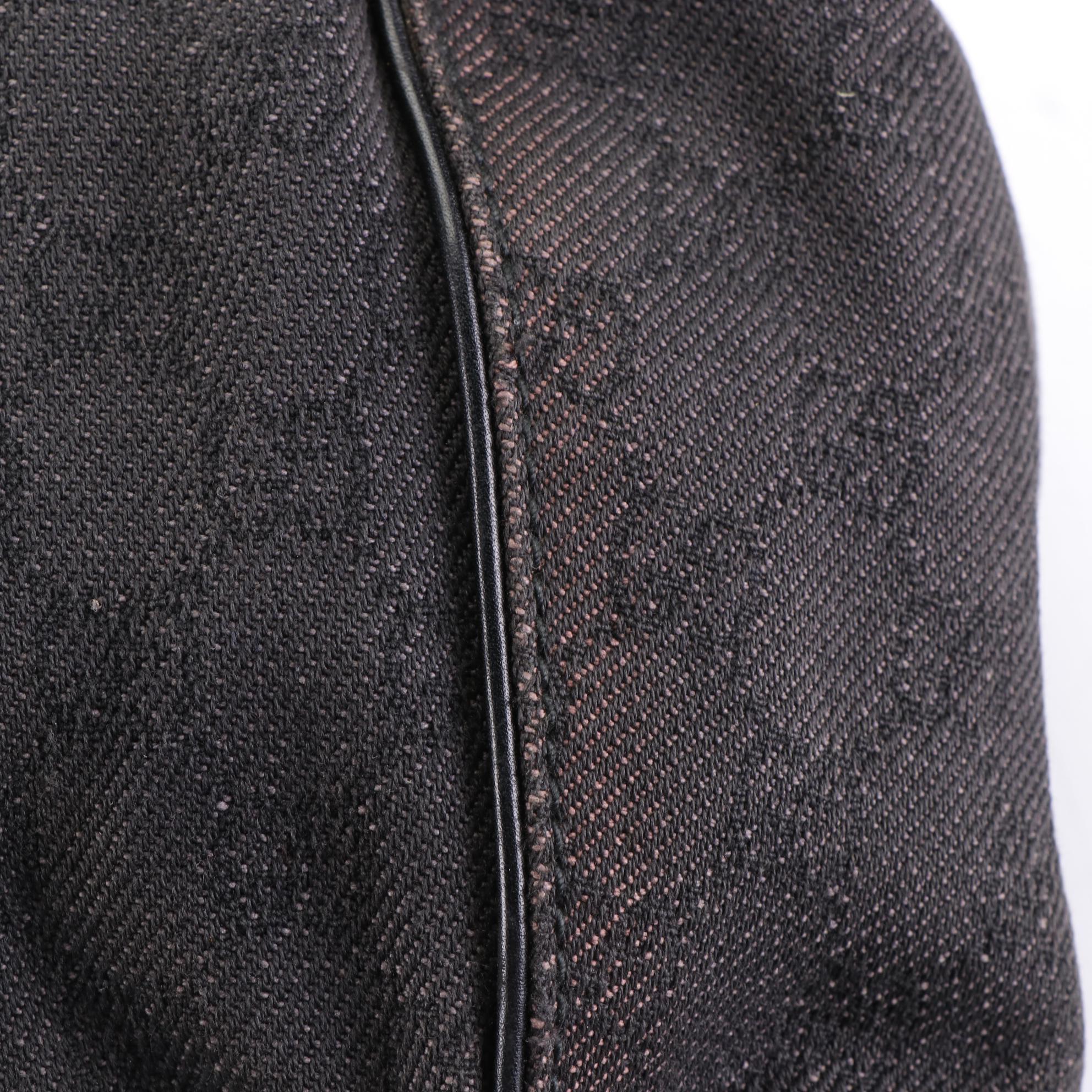 Gucci GG Canvas Shoulder Bag with Leather Trim