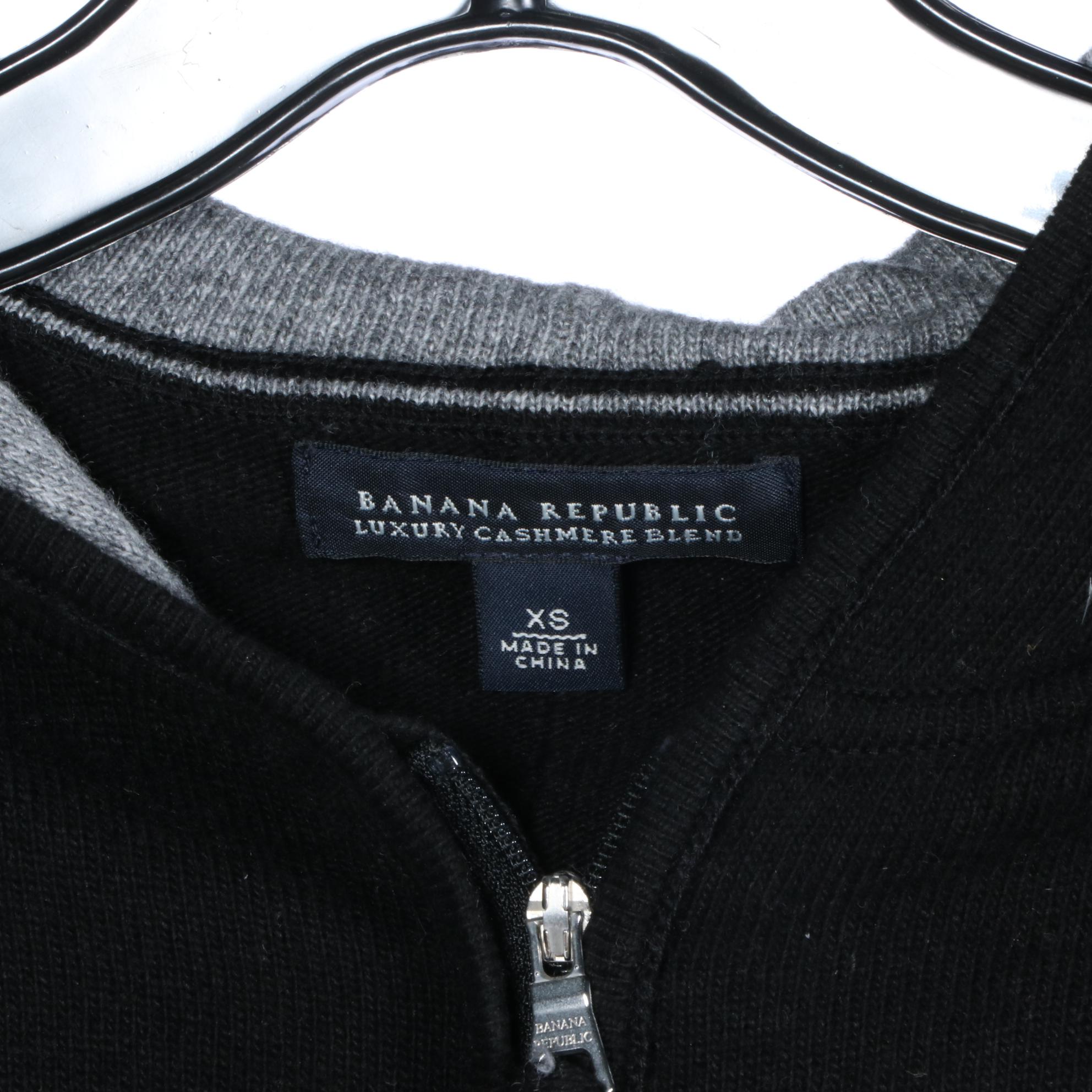 Banana Republic Silk Blend Cardigans and Wool Blend Hoodie with Other Tops