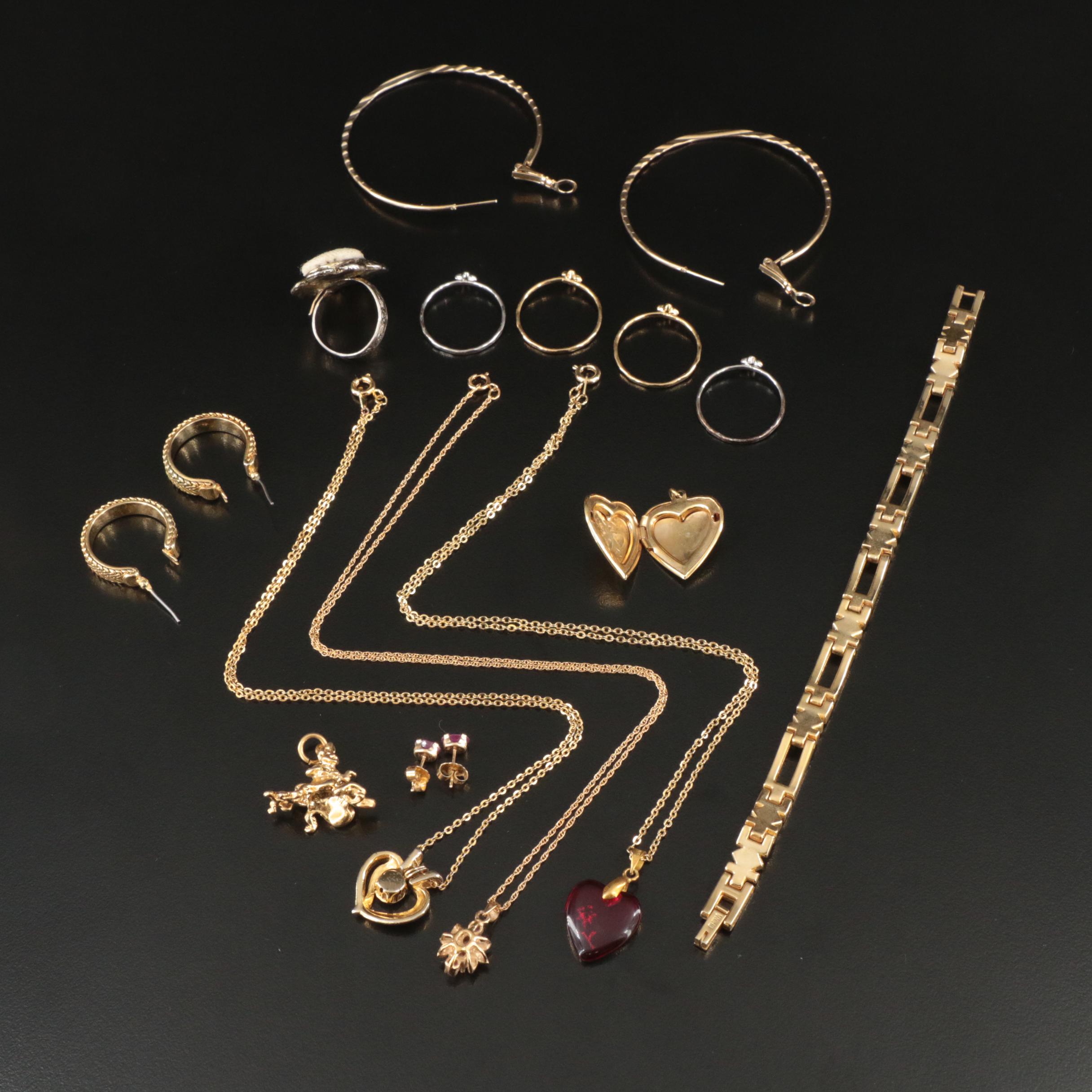 Disney Ursula Charm, 14K and Sterling Featured in Jewelry Collection