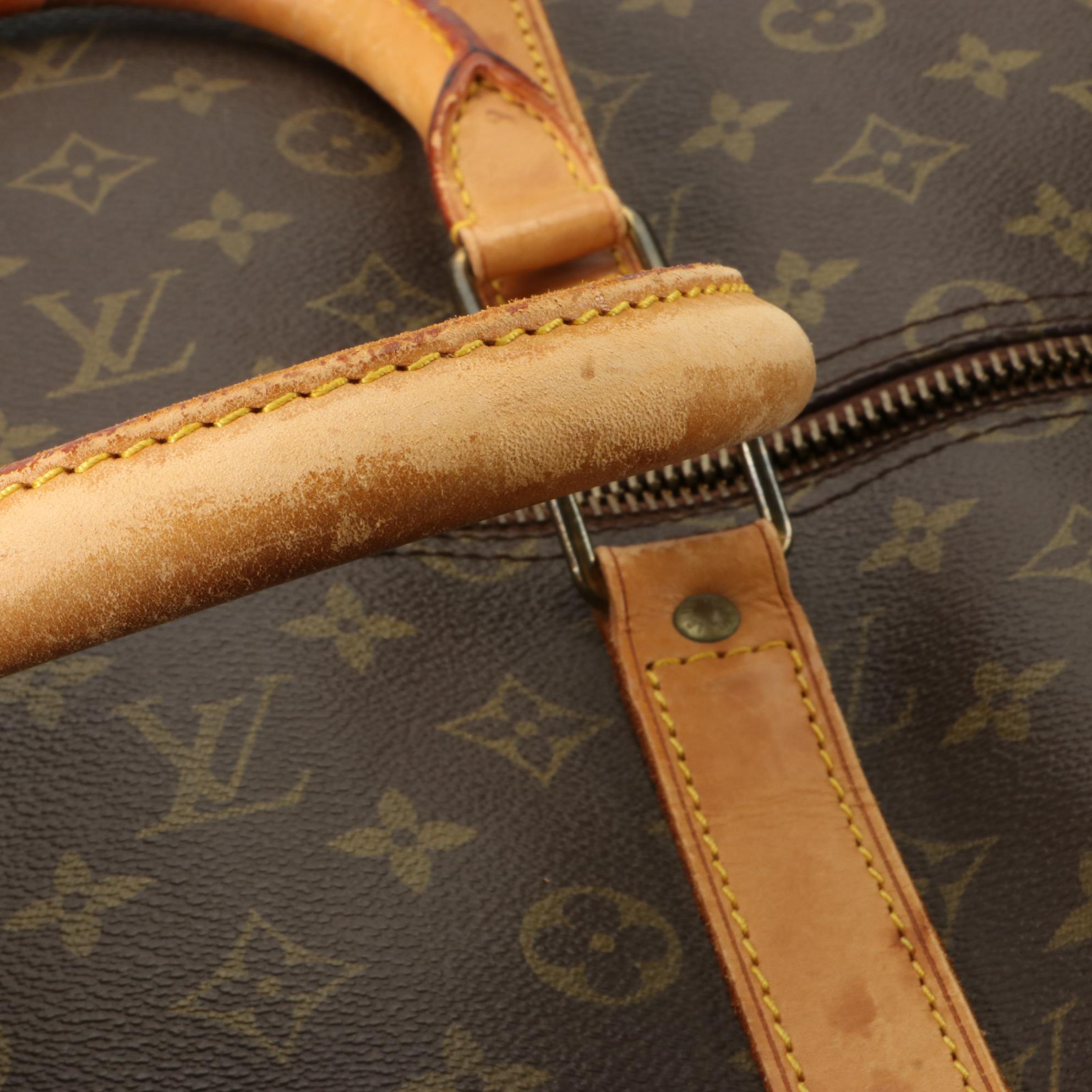 Louis Vuitton Keepall 55 in Monogram Canvas and Vachetta Leather