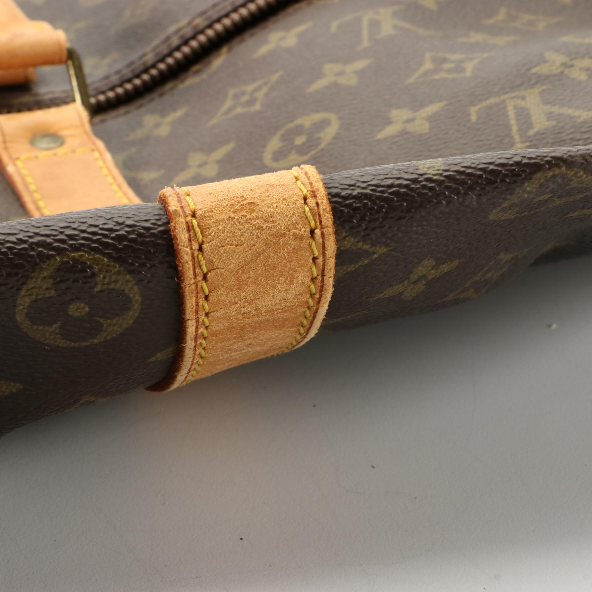 Louis Vuitton Keepall 55 in Monogram Canvas and Vachetta Leather