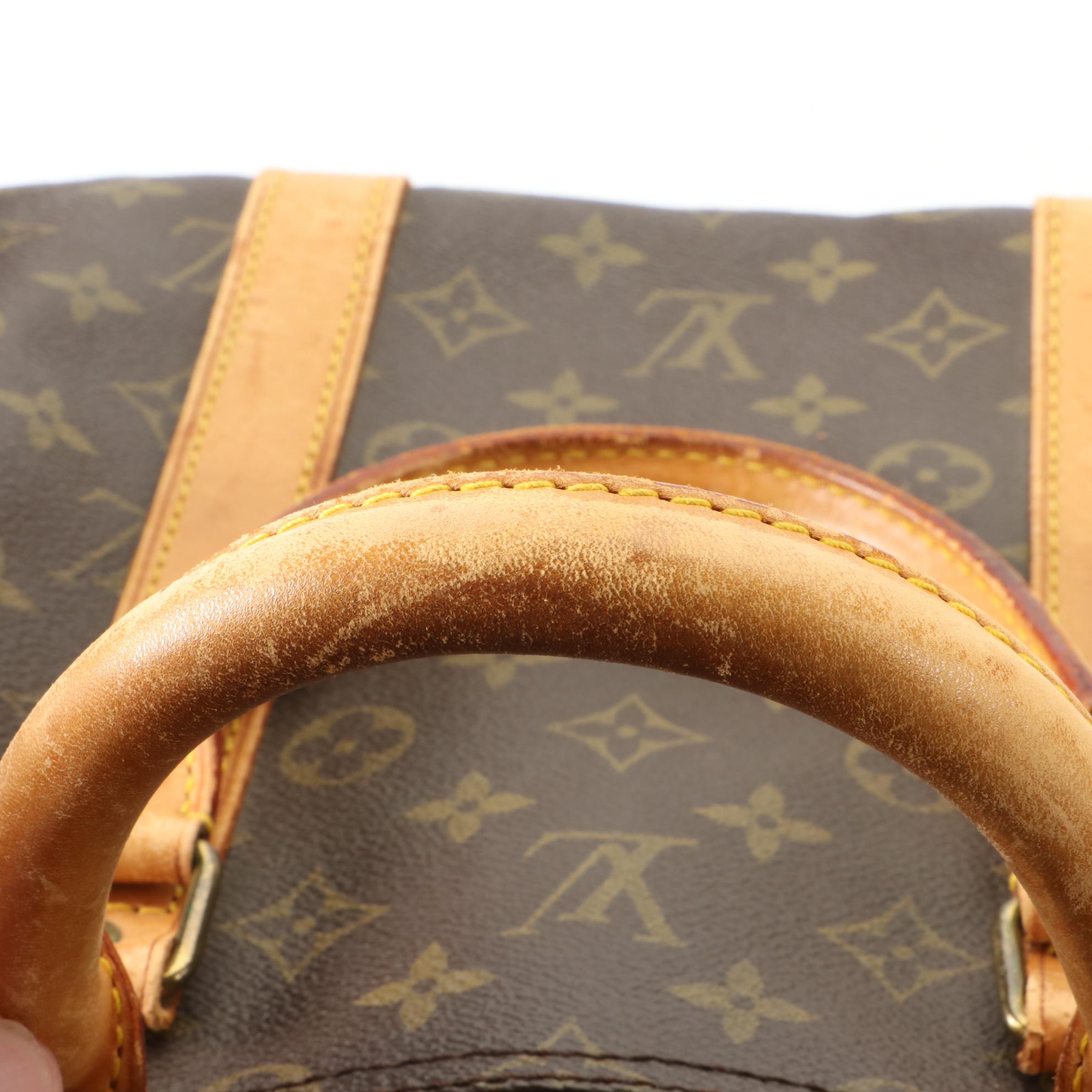 Louis Vuitton Keepall 55 in Monogram Canvas and Vachetta Leather