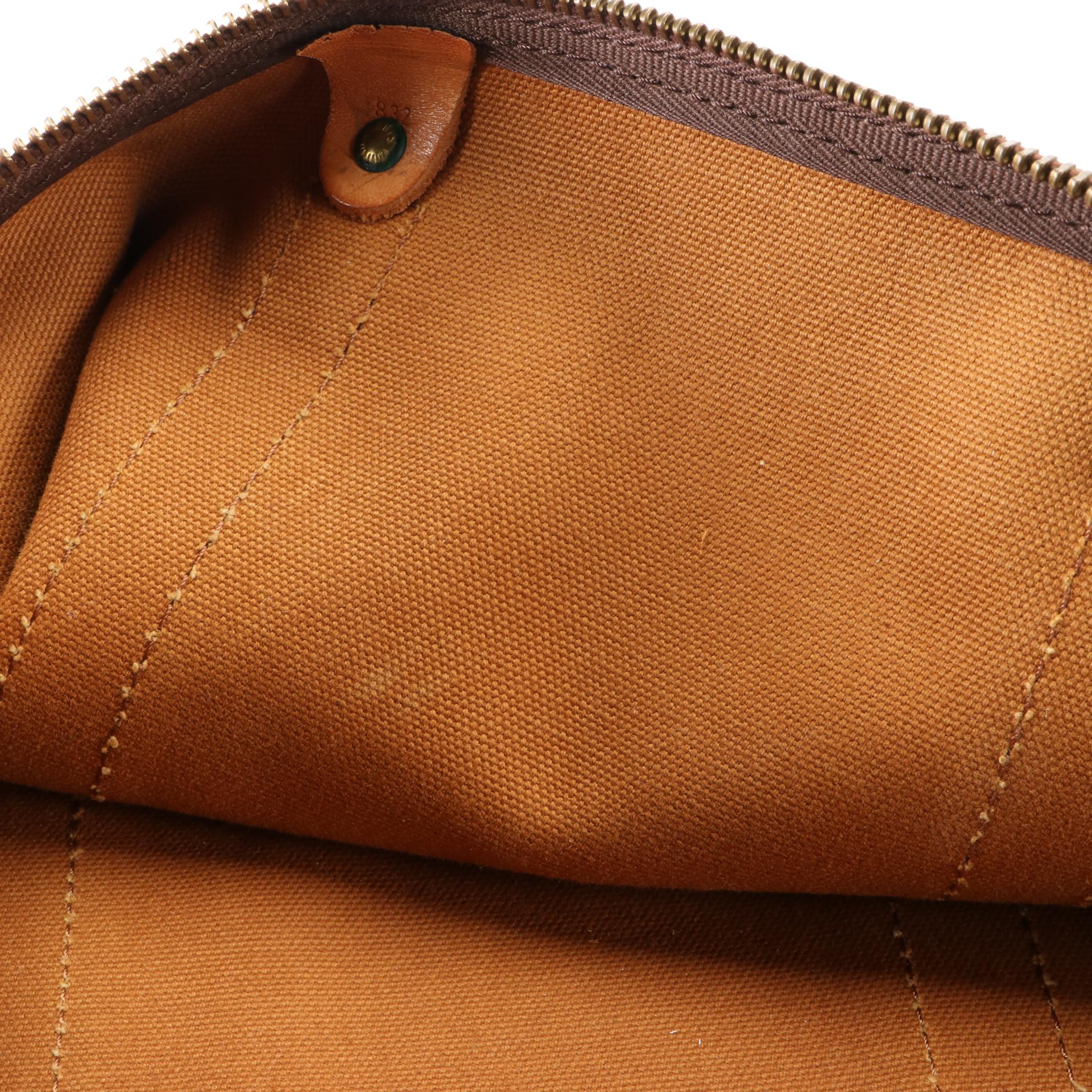 Louis Vuitton Keepall 55 in Monogram Canvas and Vachetta Leather