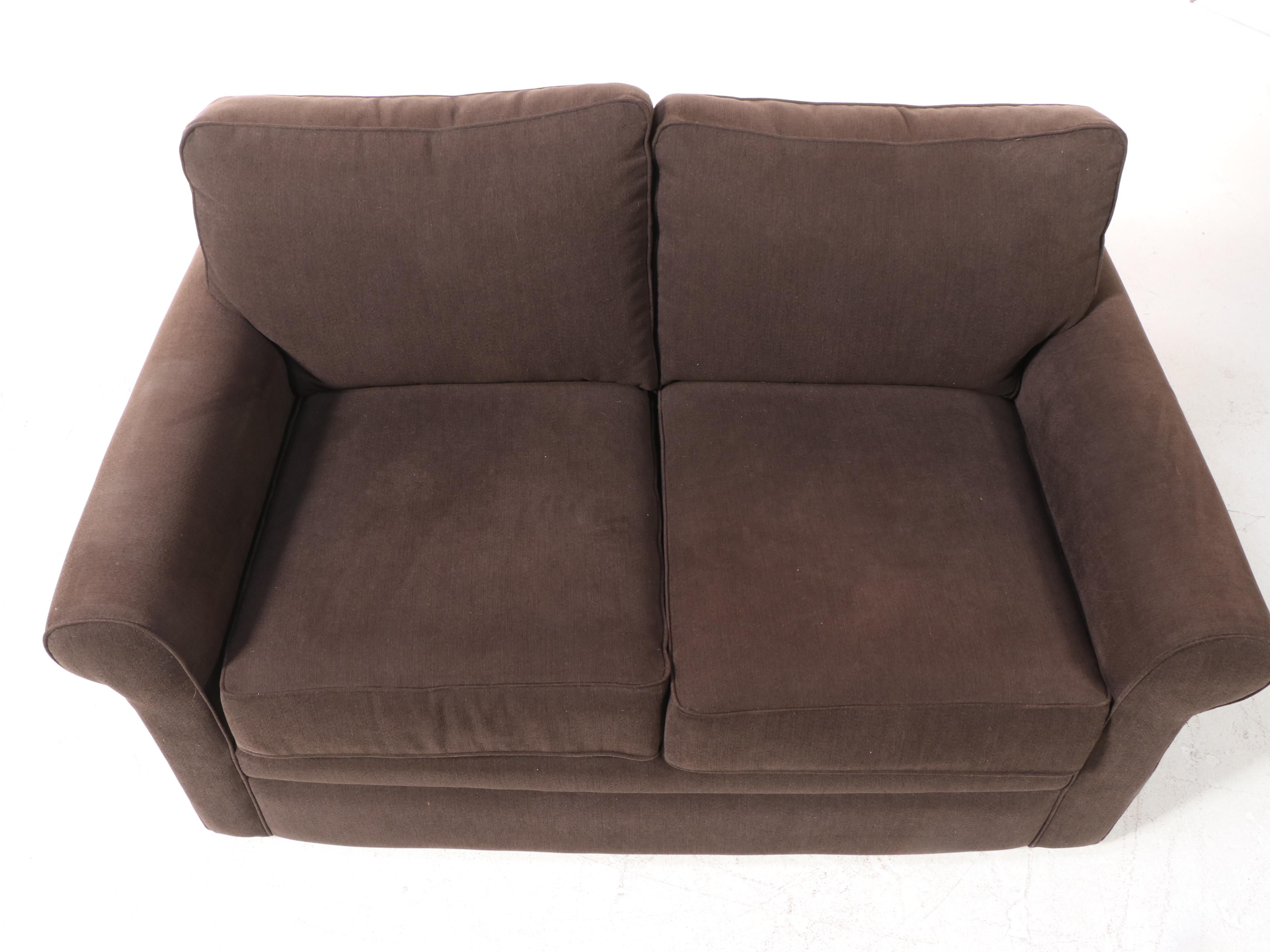 La-Z-Boy Custom-Upholstered Roll-Arm Loveseat