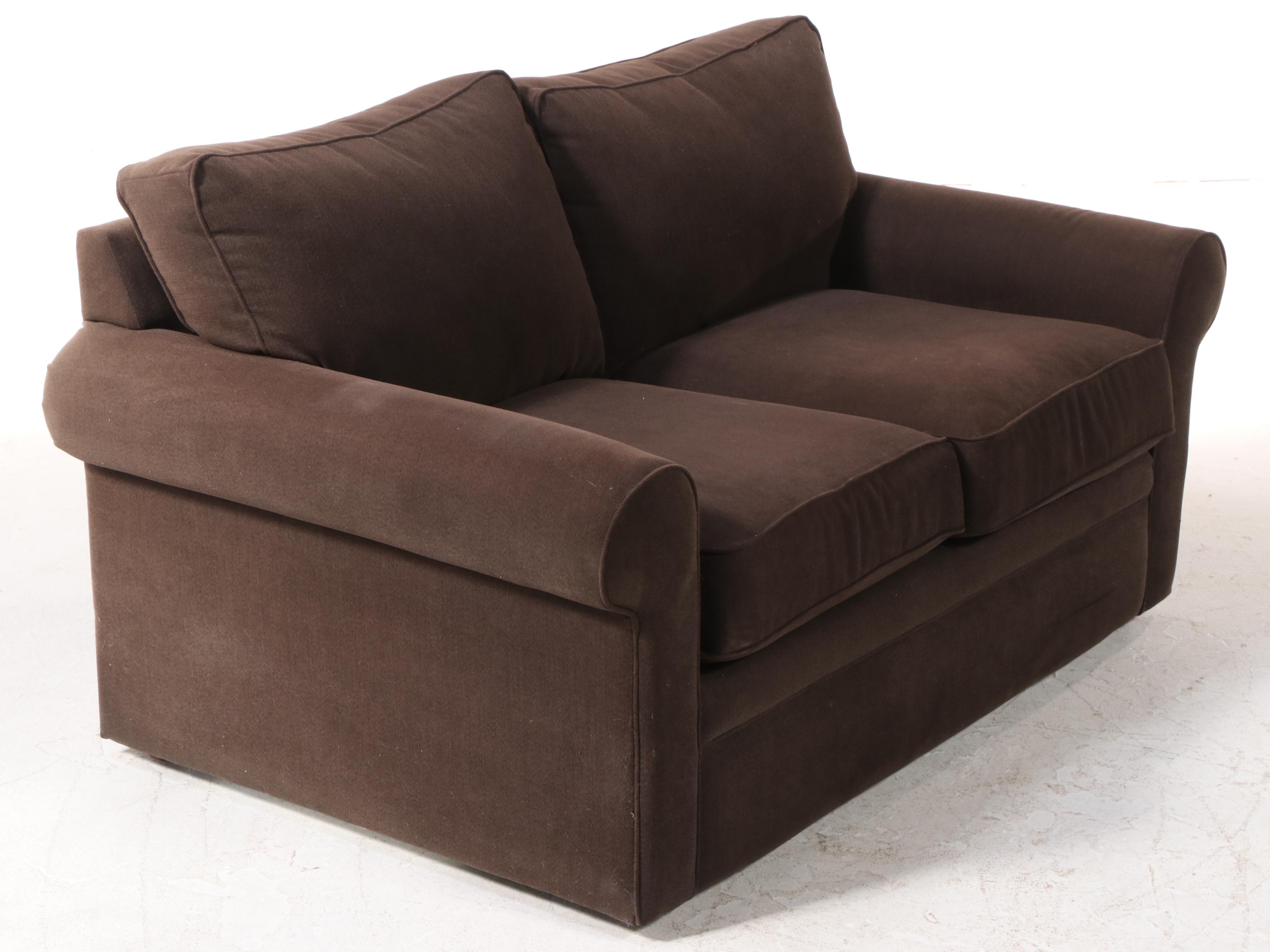 La-Z-Boy Custom-Upholstered Roll-Arm Loveseat