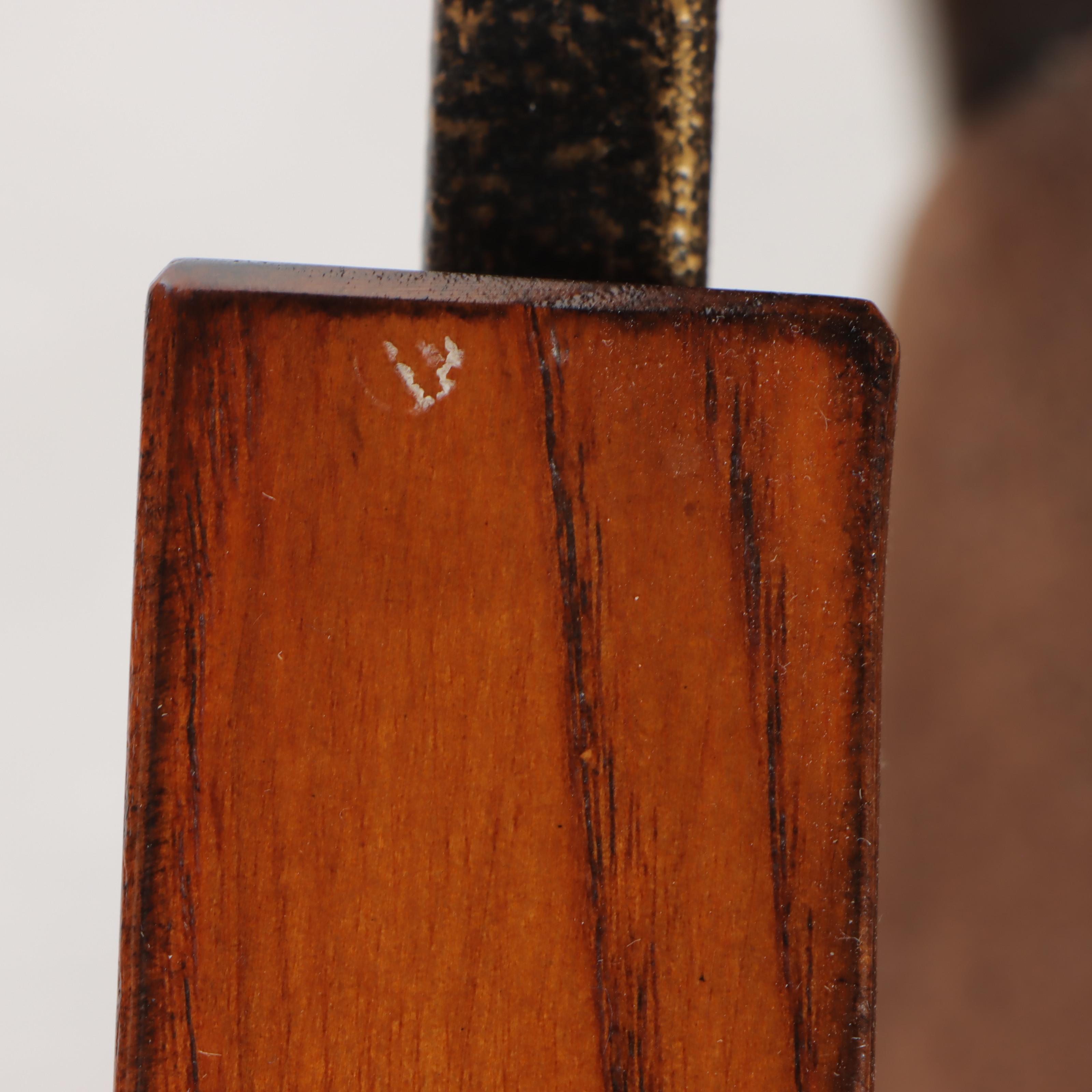 Pair of Chromcraft "Capetown" Oak, Metal, and Slate Swivel-Tilit Dining Chairs