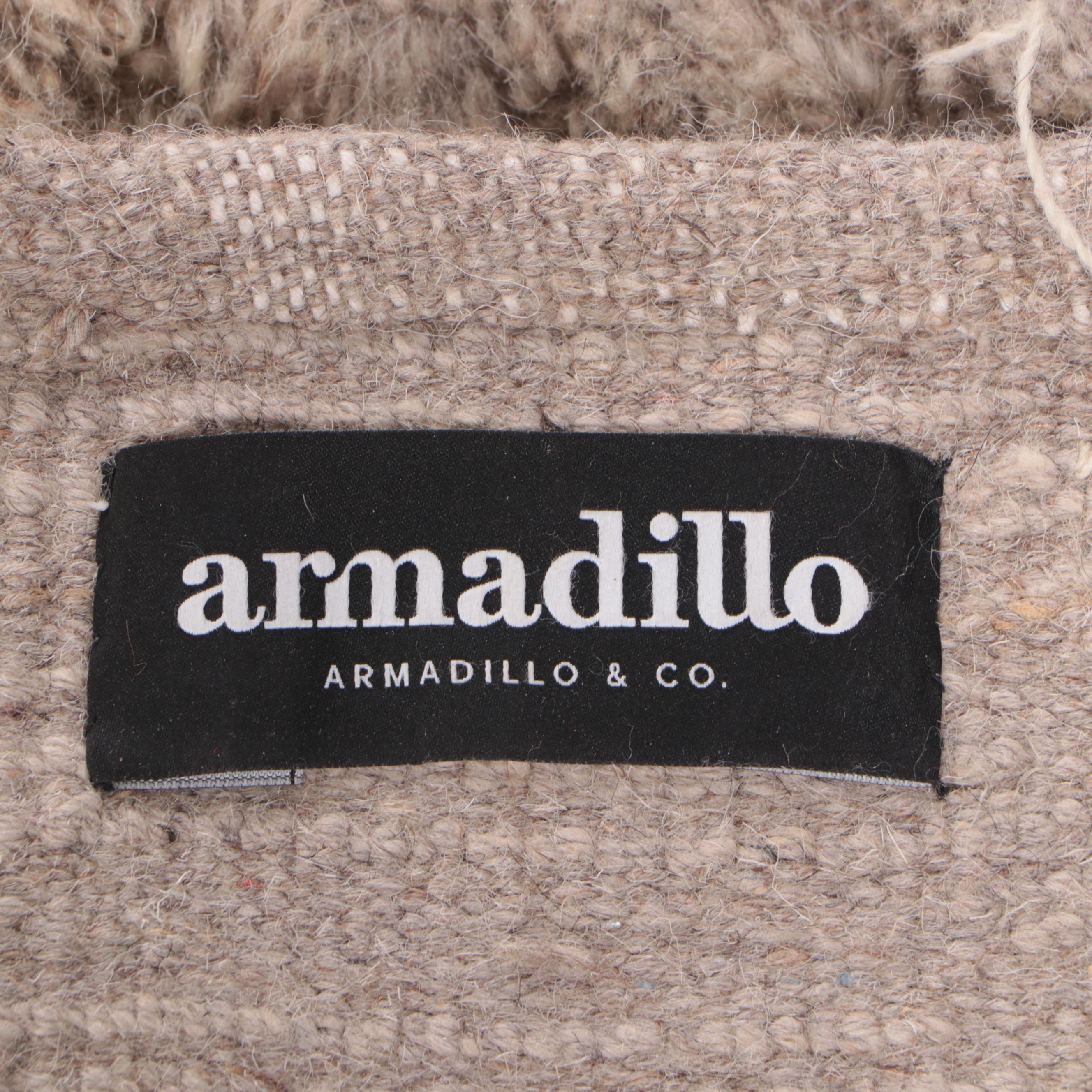 9'9 x 13'2 Hand-Knotted Armadillo & Co. Carved Room Sized Rug