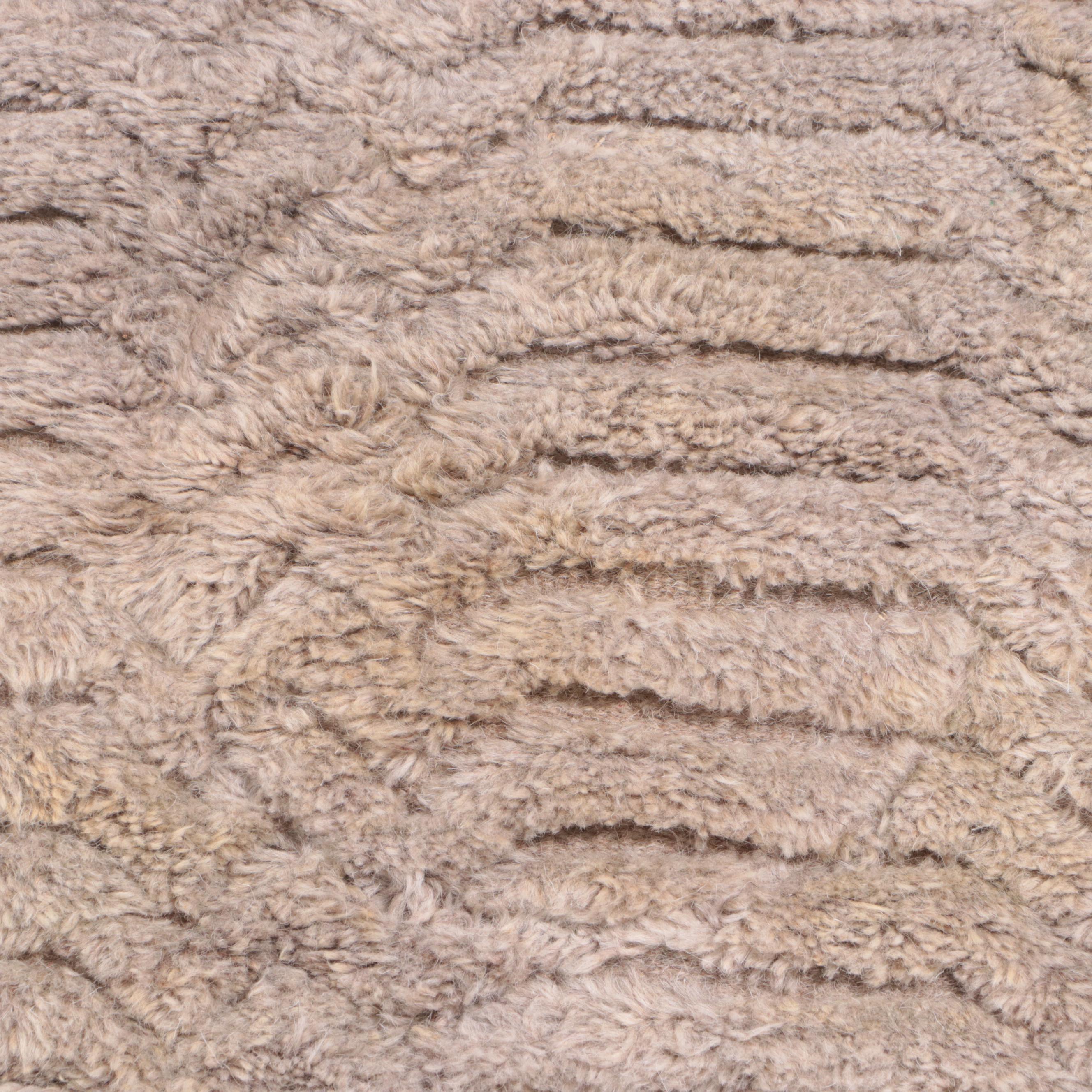 9'9 x 13'2 Hand-Knotted Armadillo & Co. Carved Room Sized Rug