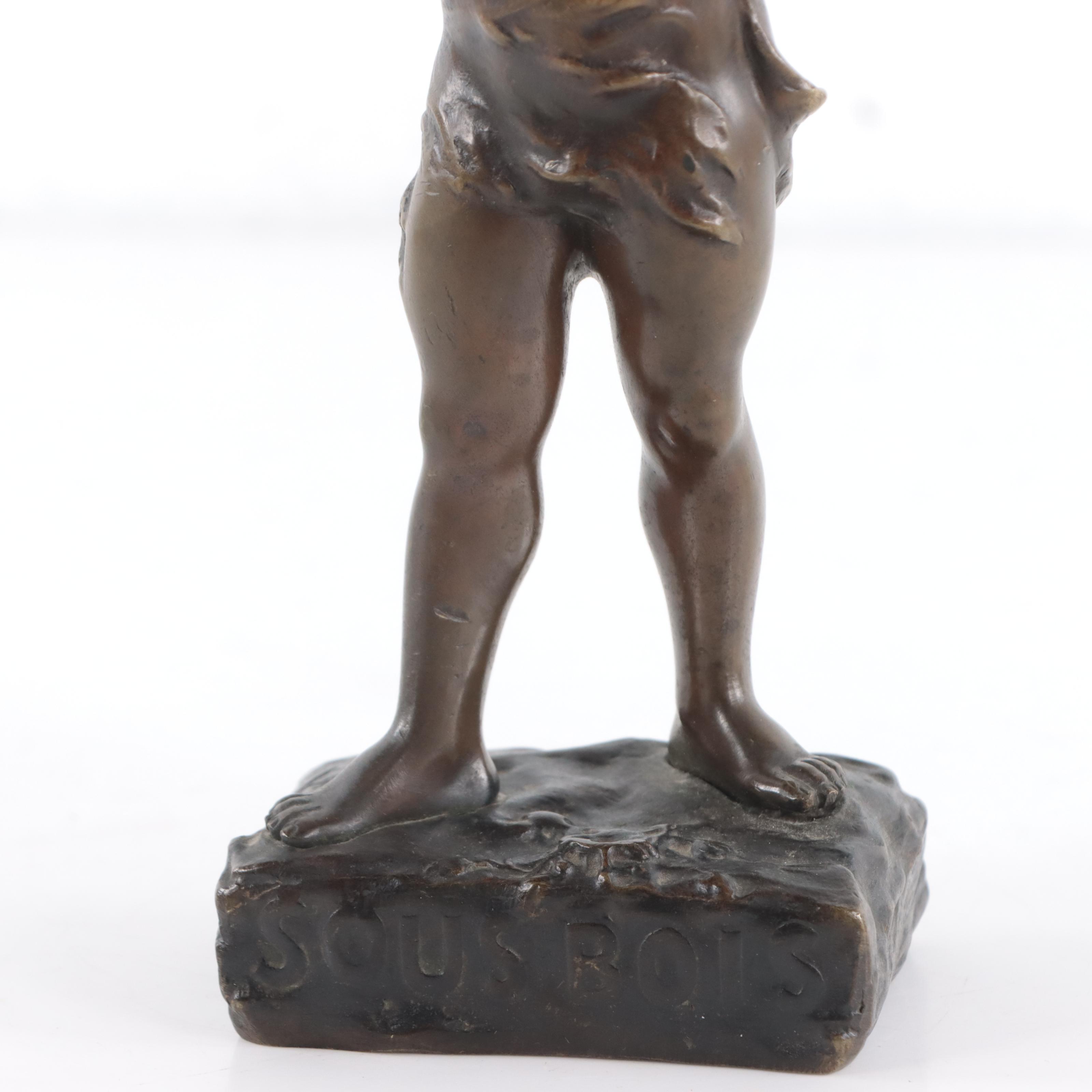 Bronze Sculpture After Marcel Debut "Sous Bois"