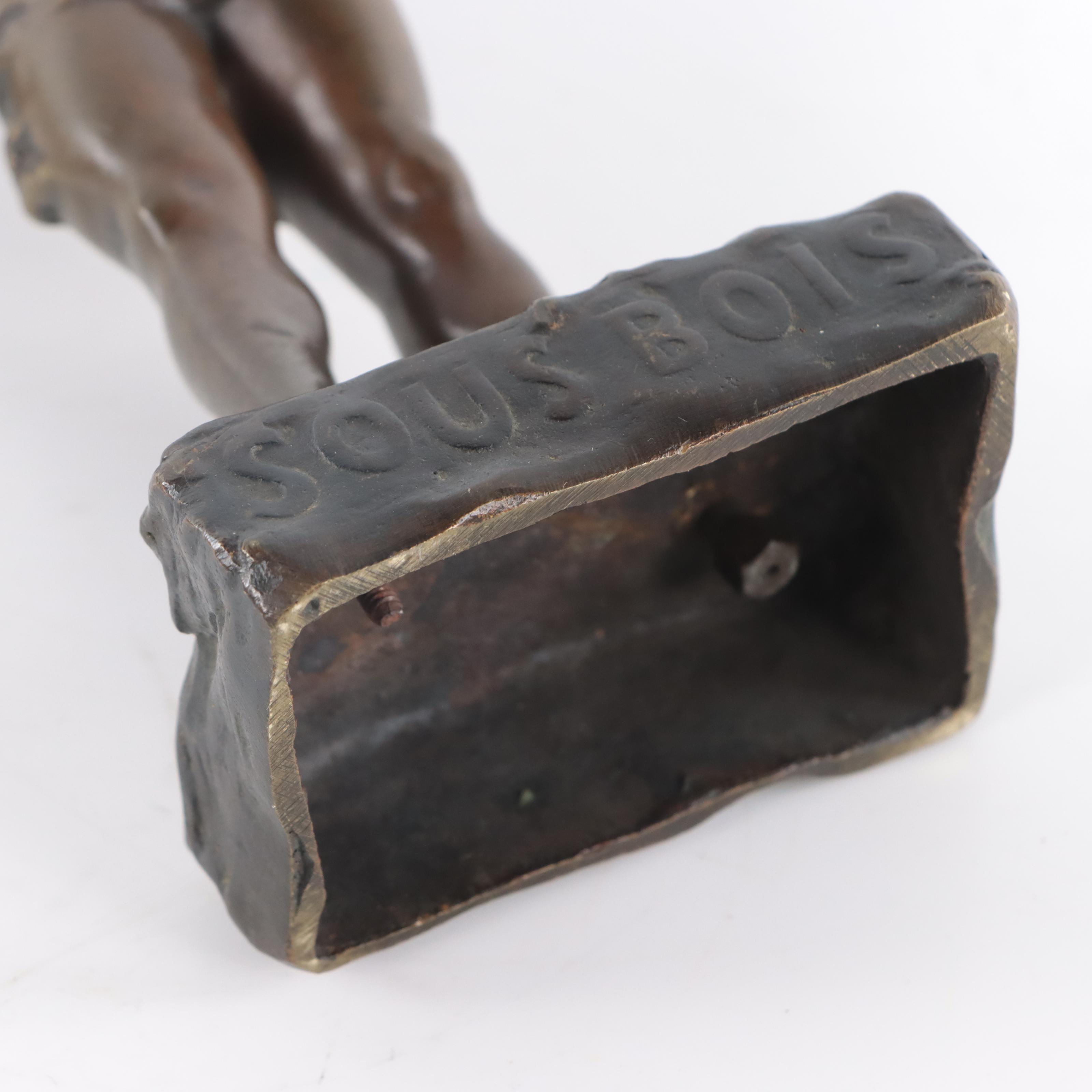 Bronze Sculpture After Marcel Debut "Sous Bois"