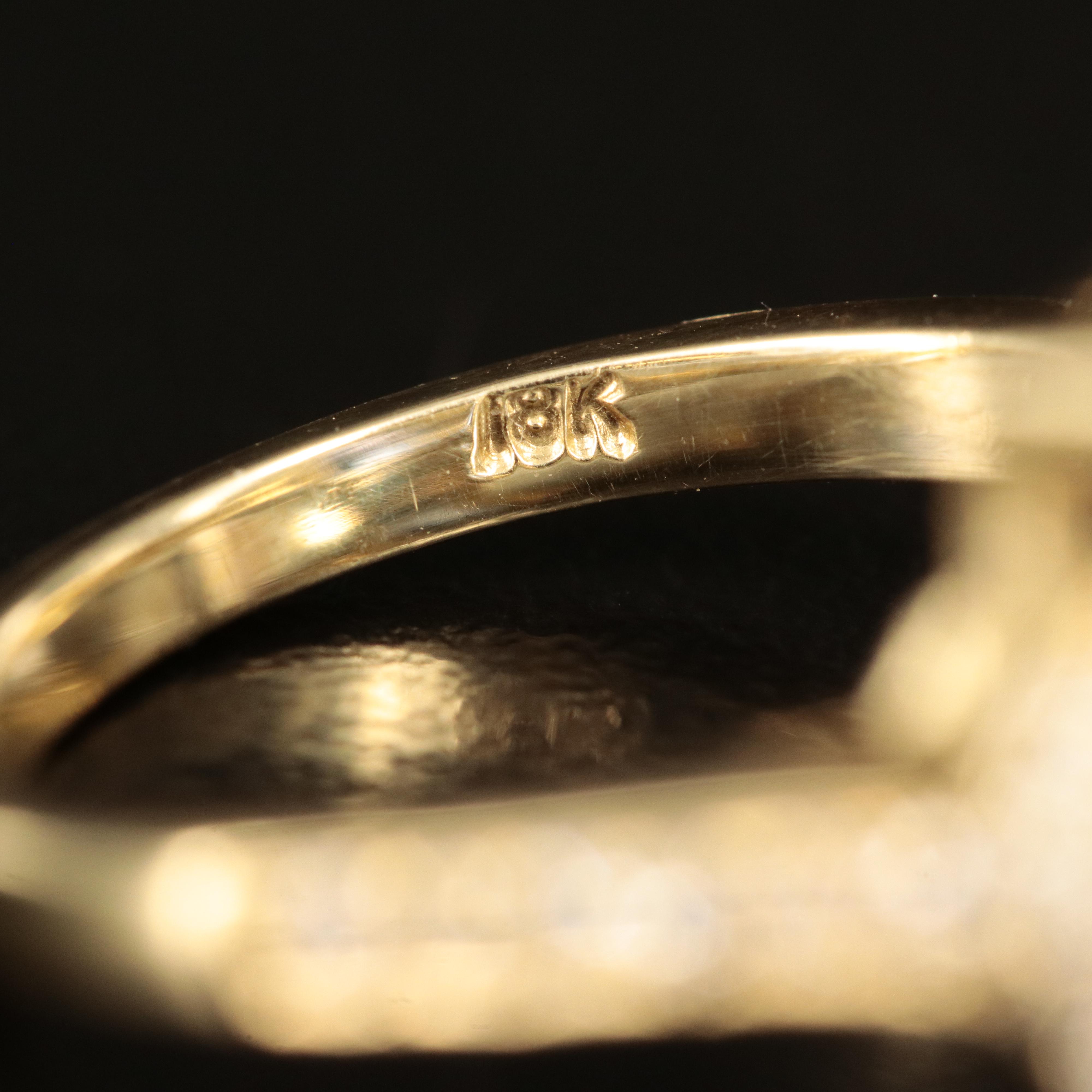 18K 4.20 CT Tanzanite and 1.26 CTW Diamond Ring