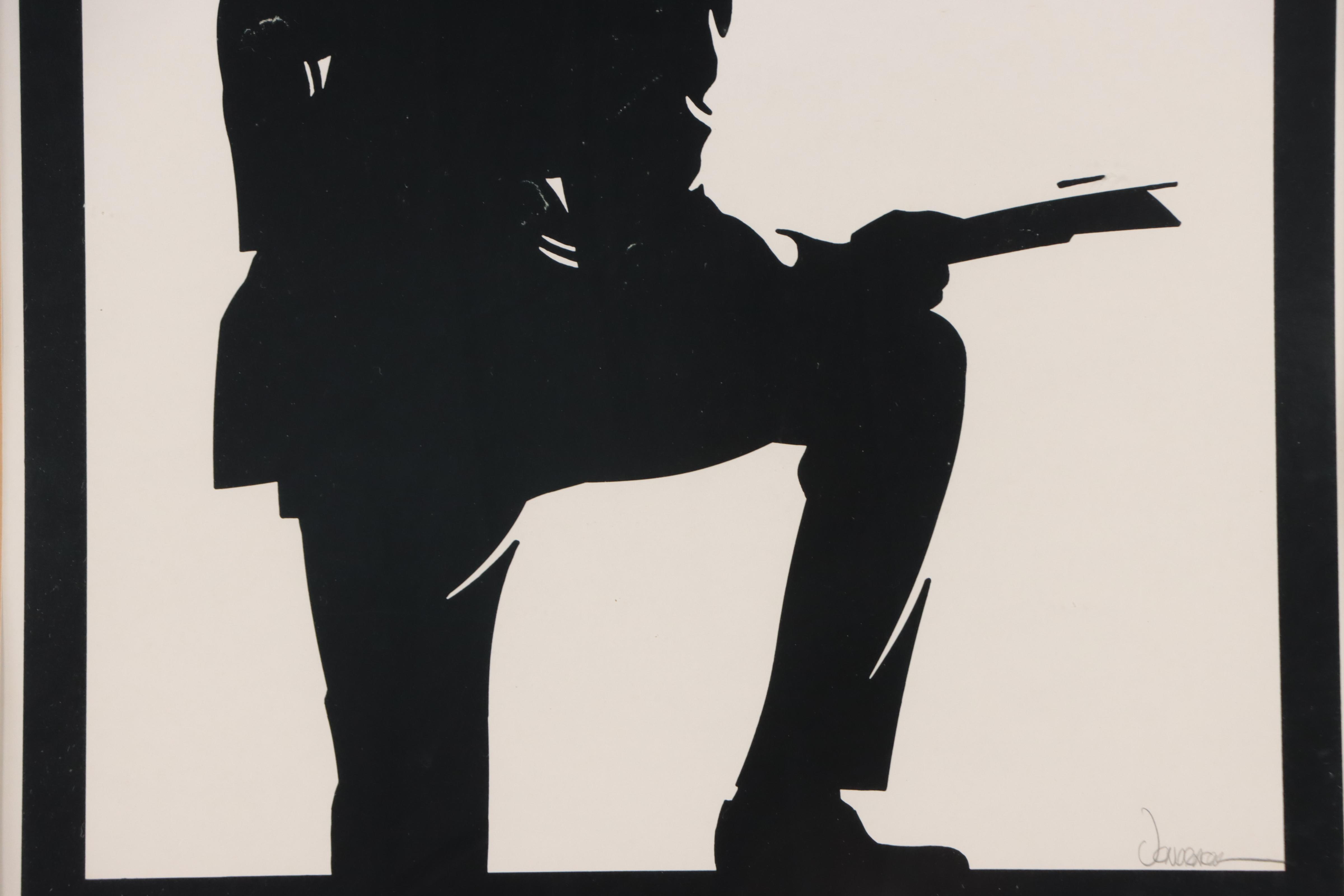 Woody Vondracek Art Deco Lithograph Poster "Day & Night," Late 20th Century