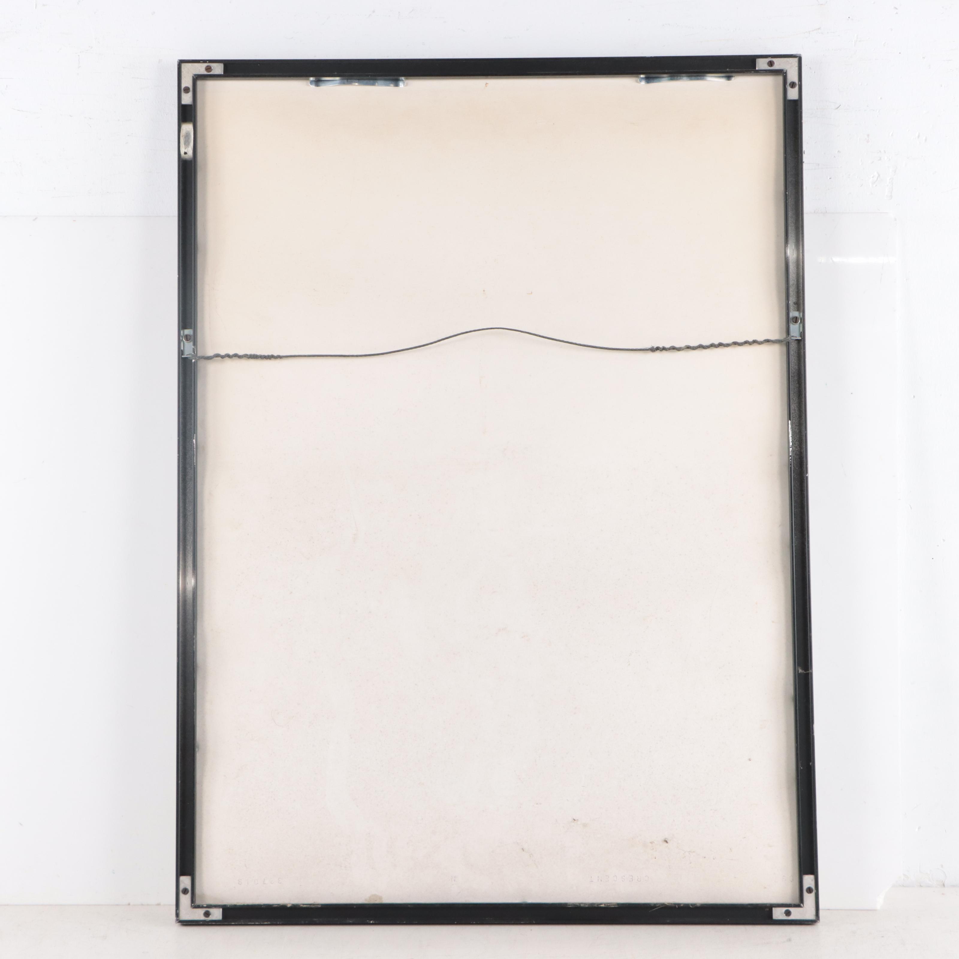 Woody Vondracek Art Deco Lithograph Poster "Day & Night," Late 20th Century