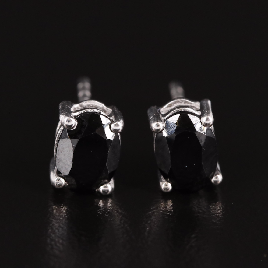 Sterling Cubic Zirconia Stud Earrings